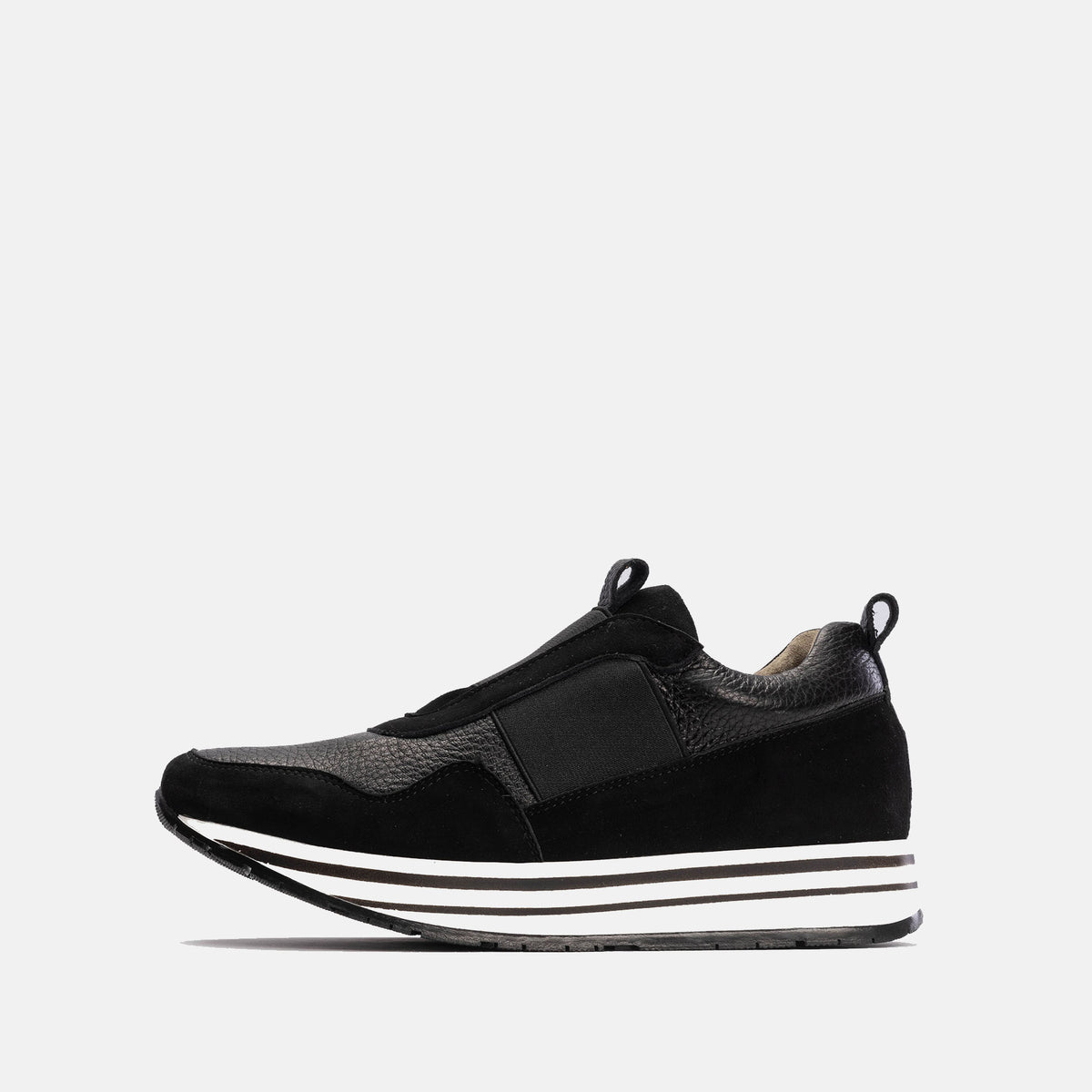 Volzak 150 Basket en daim Noir