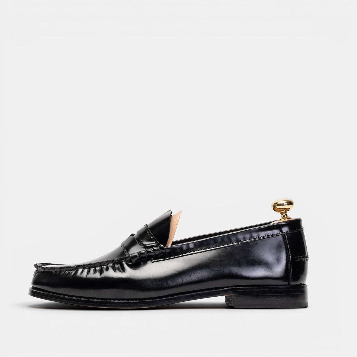 Volzak 315 Mocassin penny en cuir Démasquable Noir