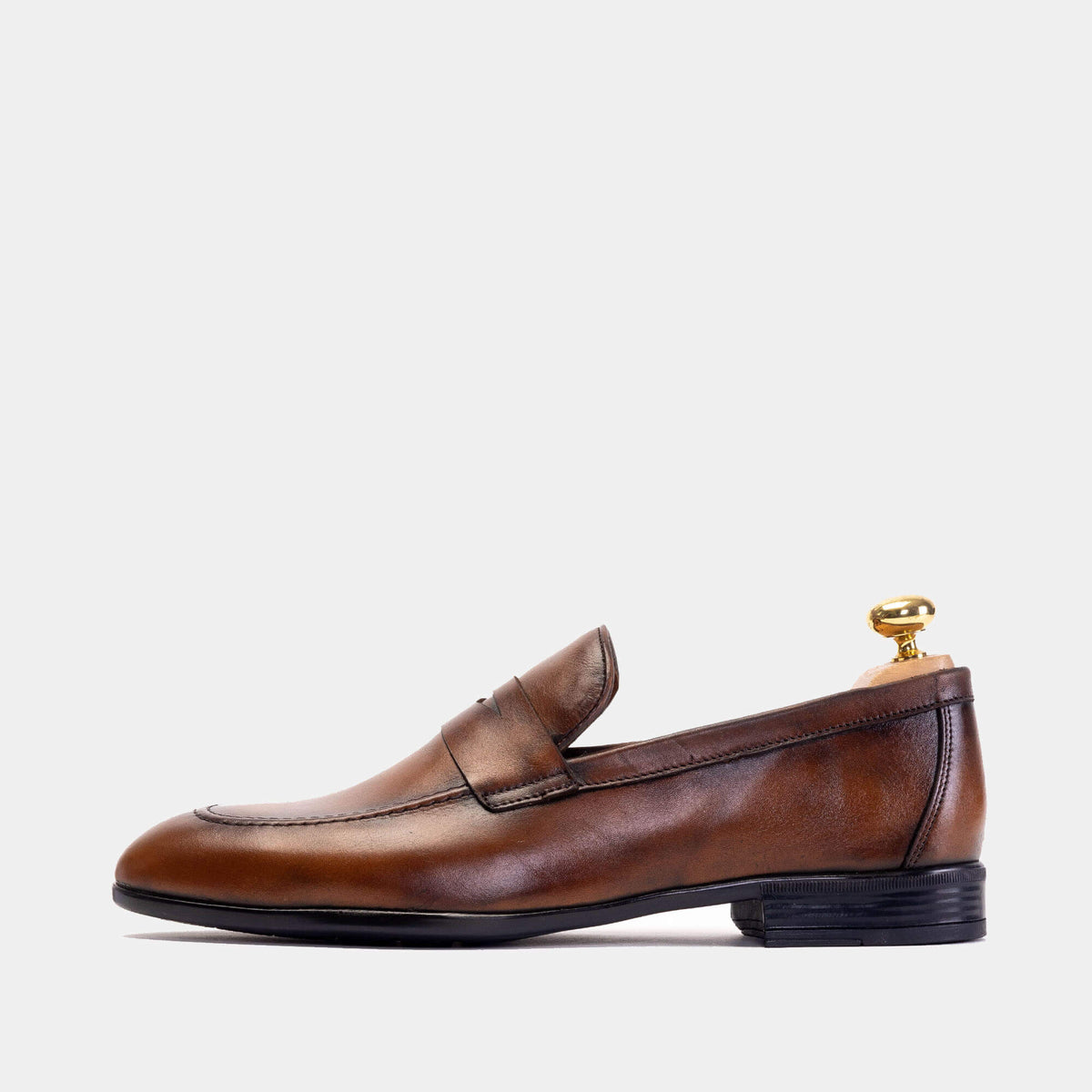 Volzak 5123 Chaussure cuir Marron vintage