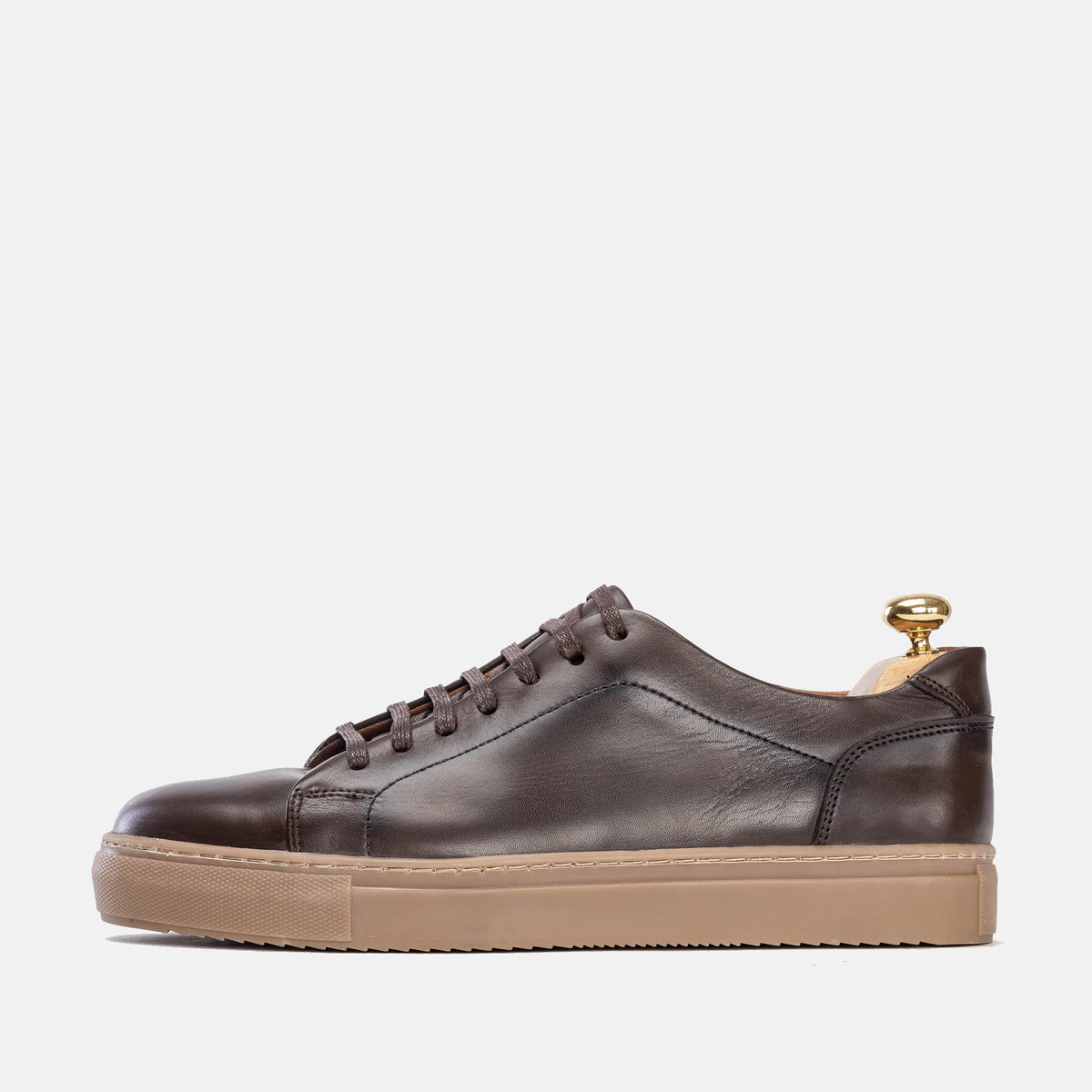 Volzak 5150 Basket en cuir Marron