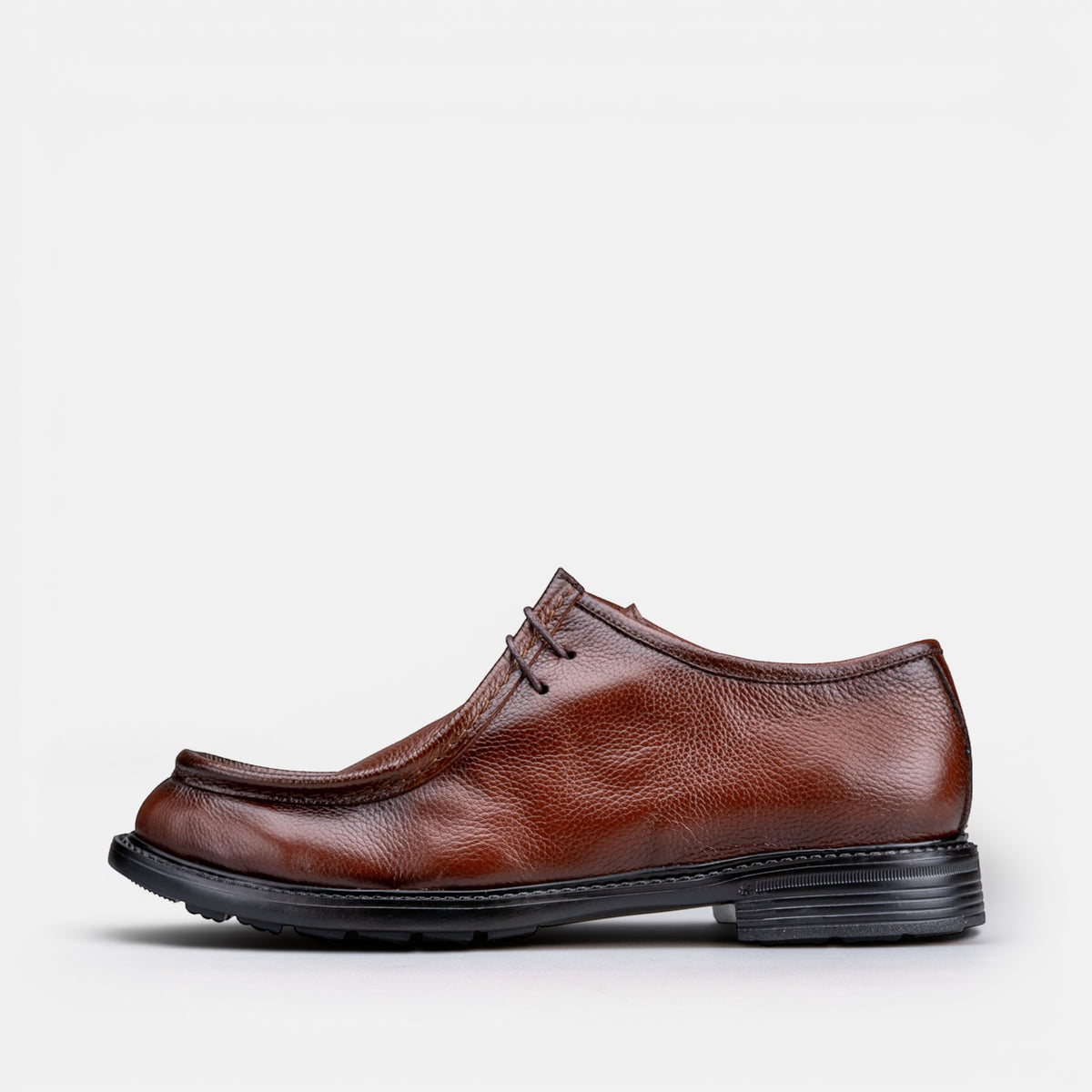 Volzak 5545 chaussure en cuir Marron Grainé