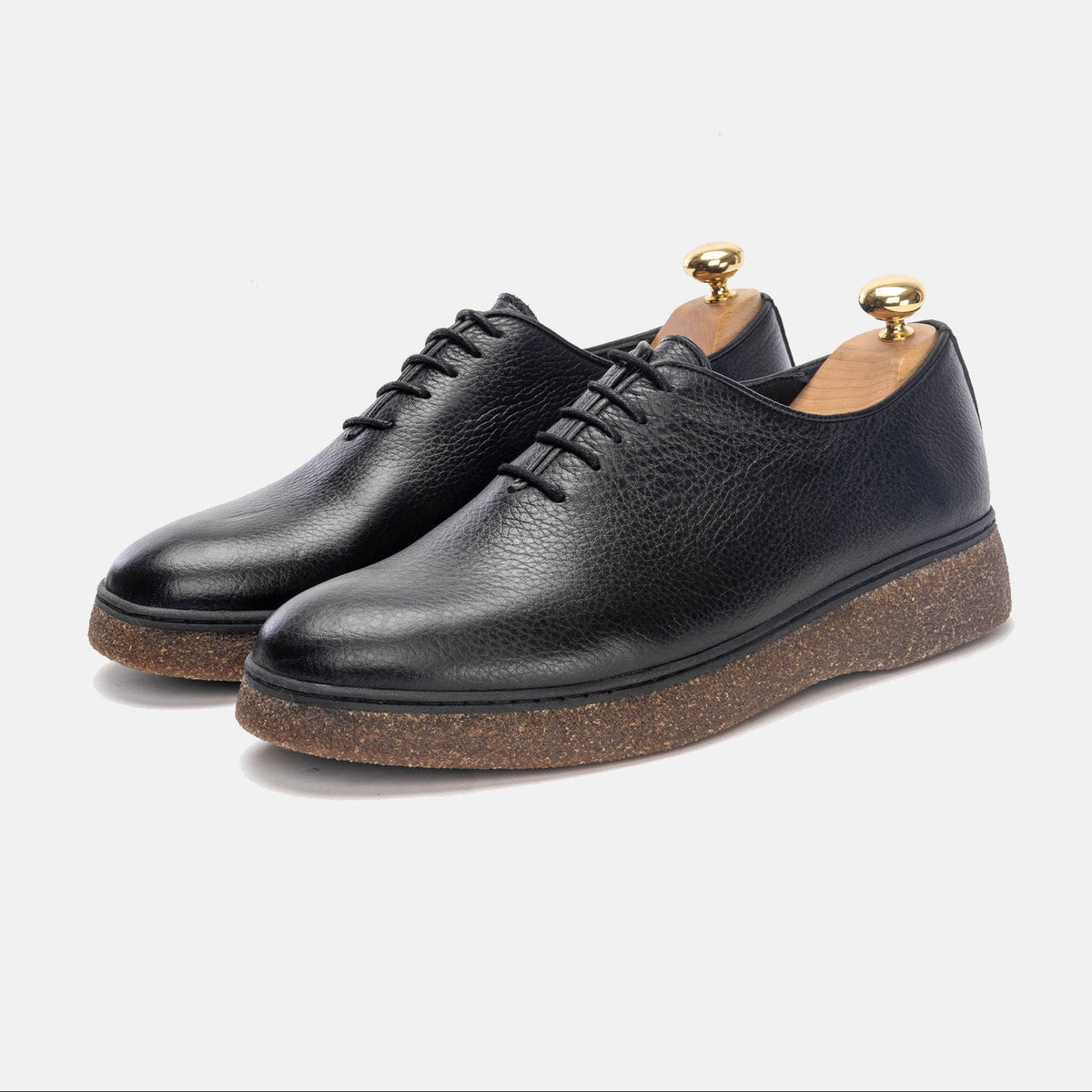 Volzak 6077 Black Leather Shoe