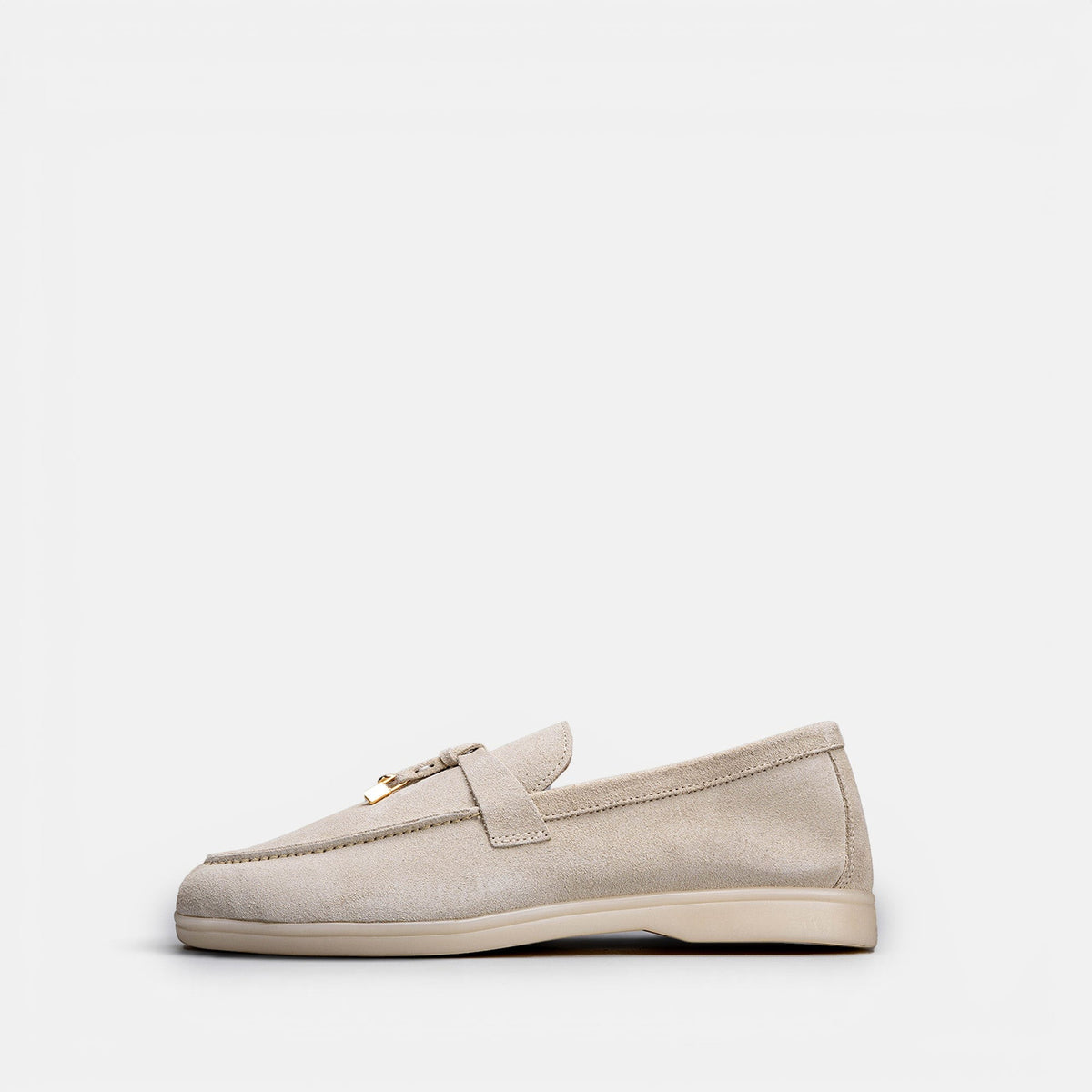 Volzak 32 mocassin en daim beige