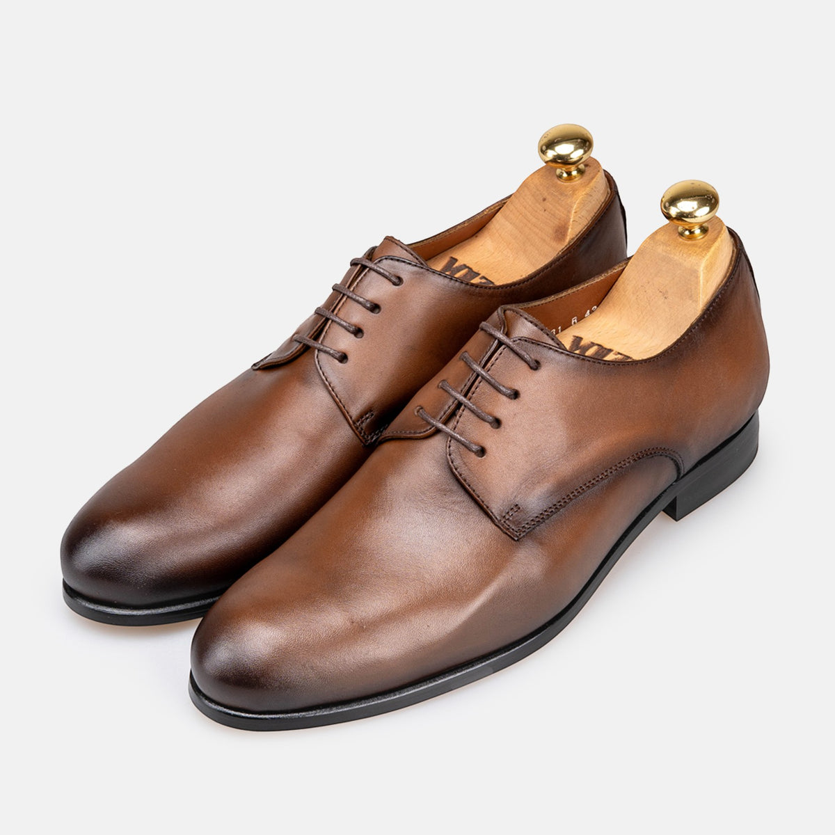 Volzak 5431 chaussure en cuir Marron Vintage