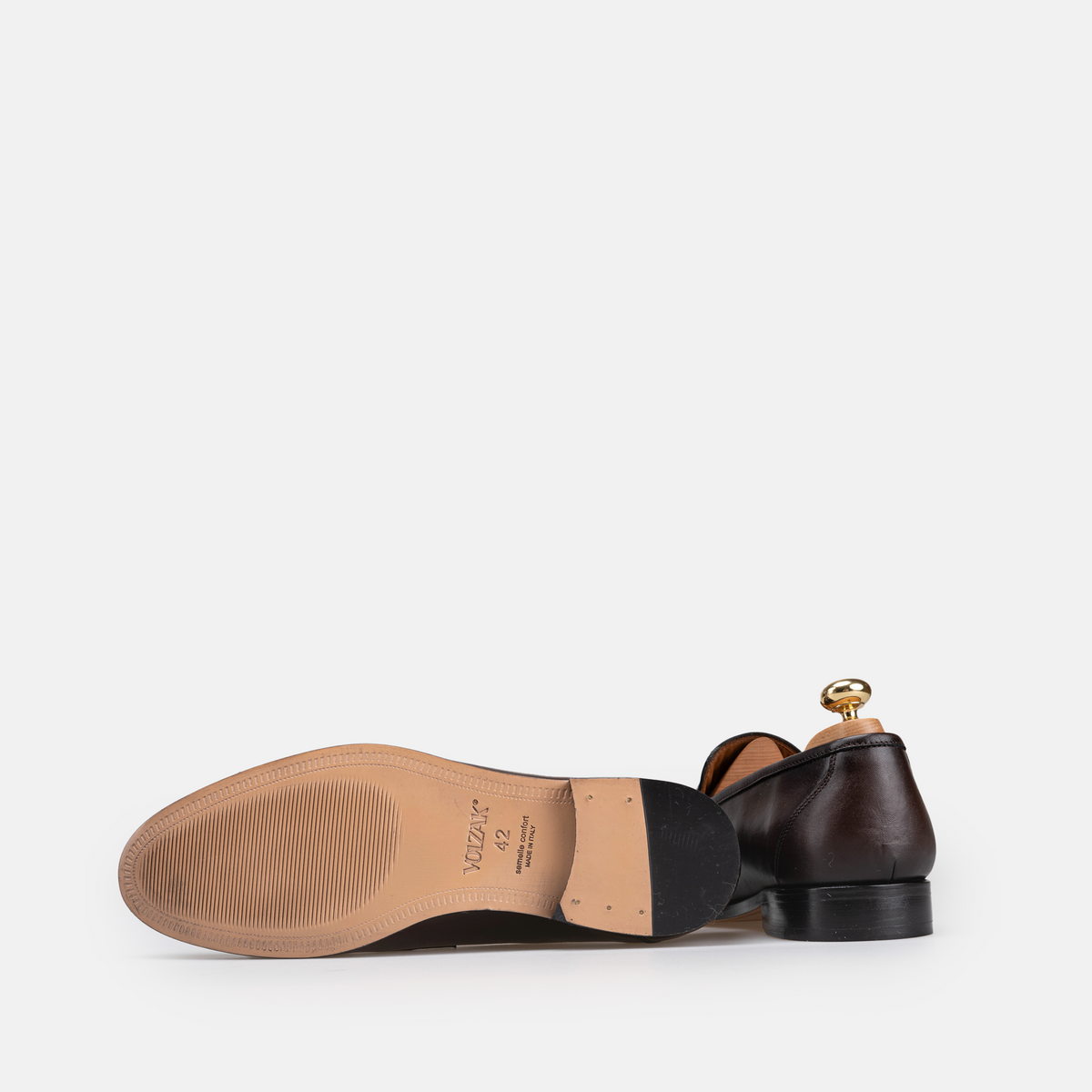 Volzak 5433 chaussure en cuir Marron