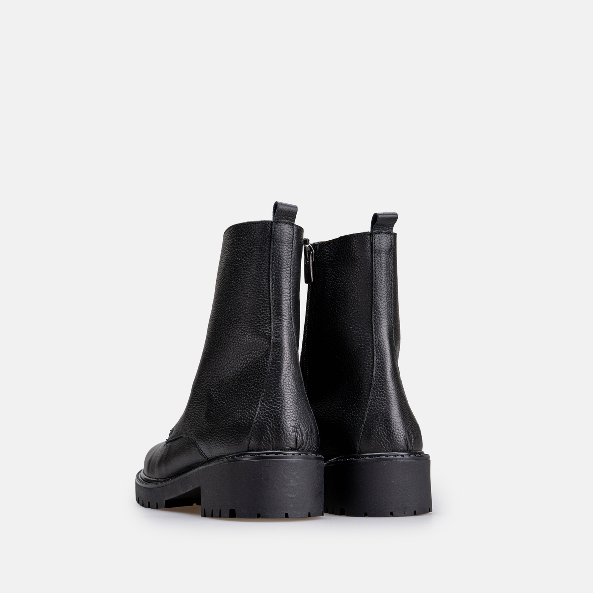 Volzak 4009 Bottine en cuir Noir Grainé