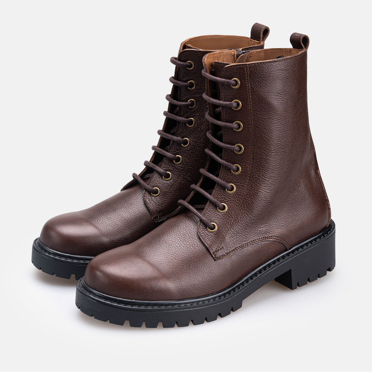 Volzak 4009 Bottine en cuir Marron Foncé