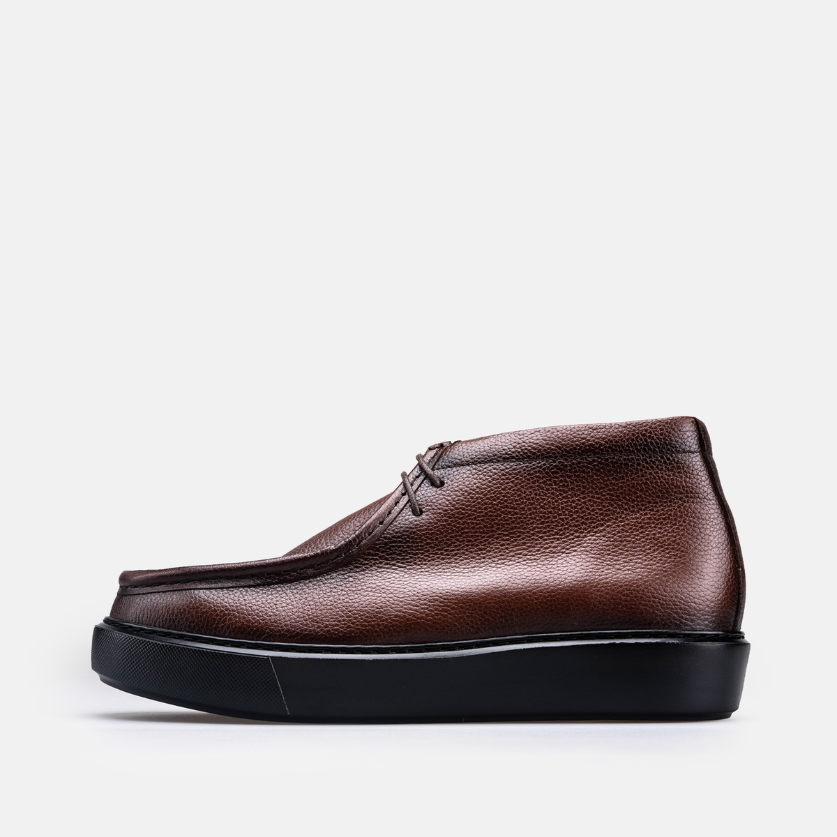 Volzak 5543 Bottine en cuir Marron Grainé
