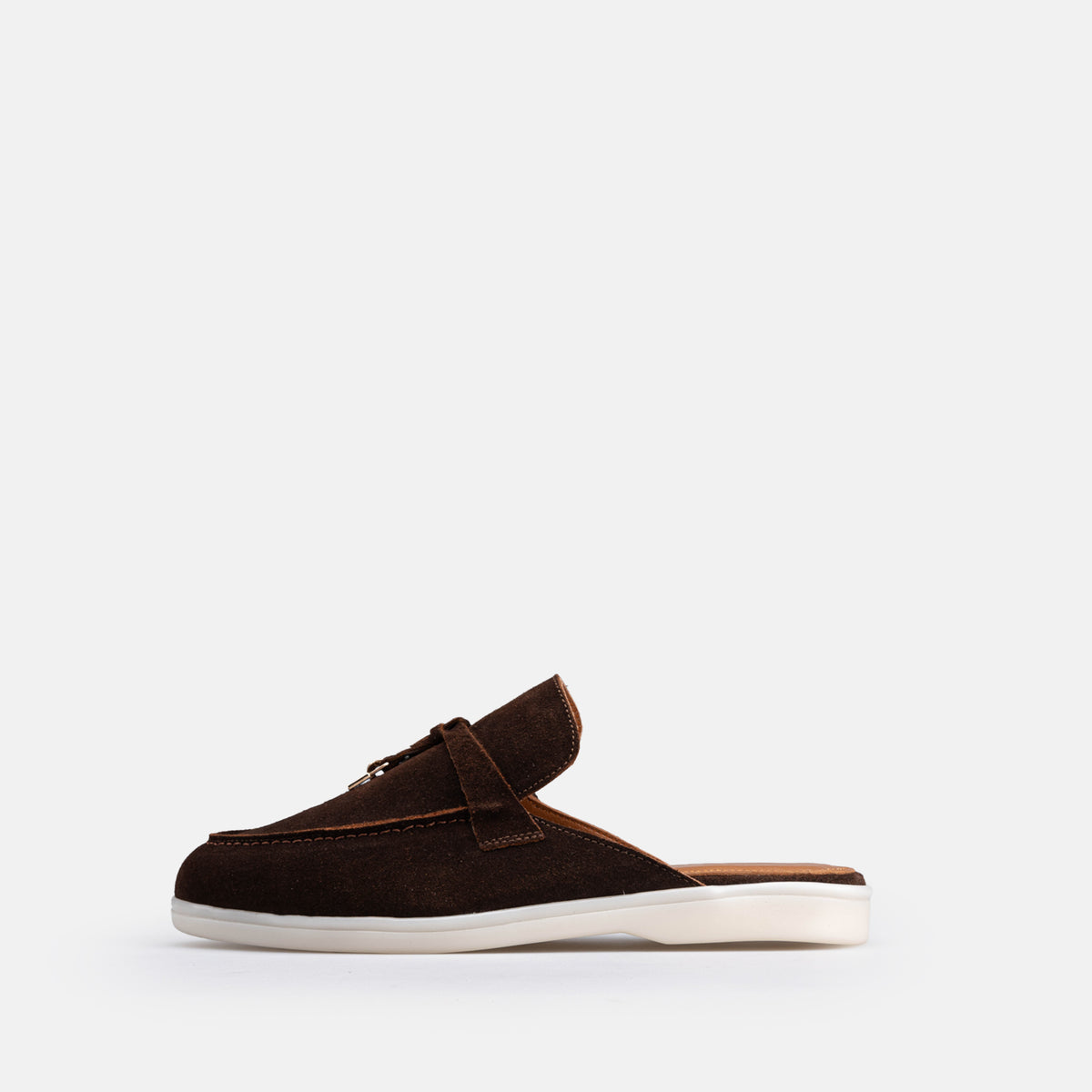 Volzak 0777 Mule en daim Marron
