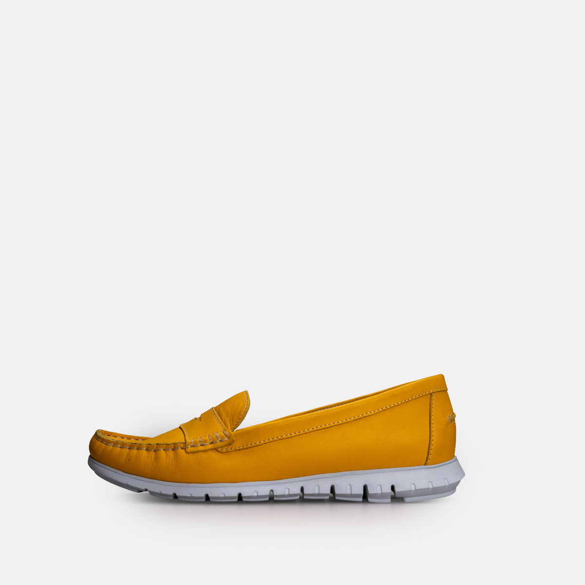Volzak 180 Mocassin en cuir Moutarde