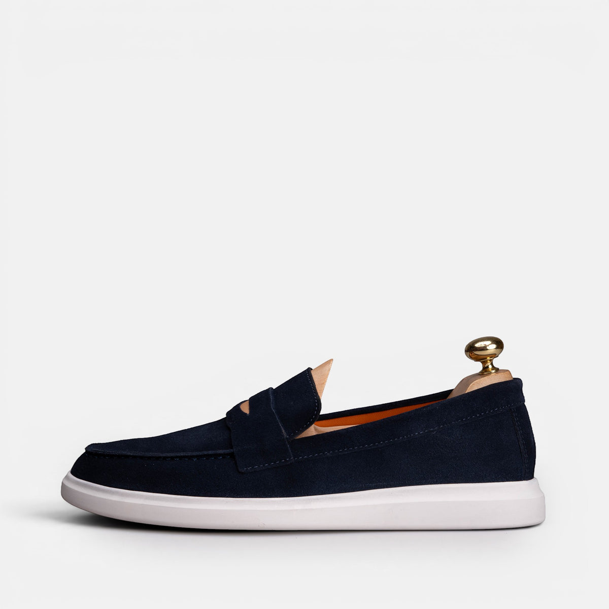 Volzak 711 Mocassin en daim Noir