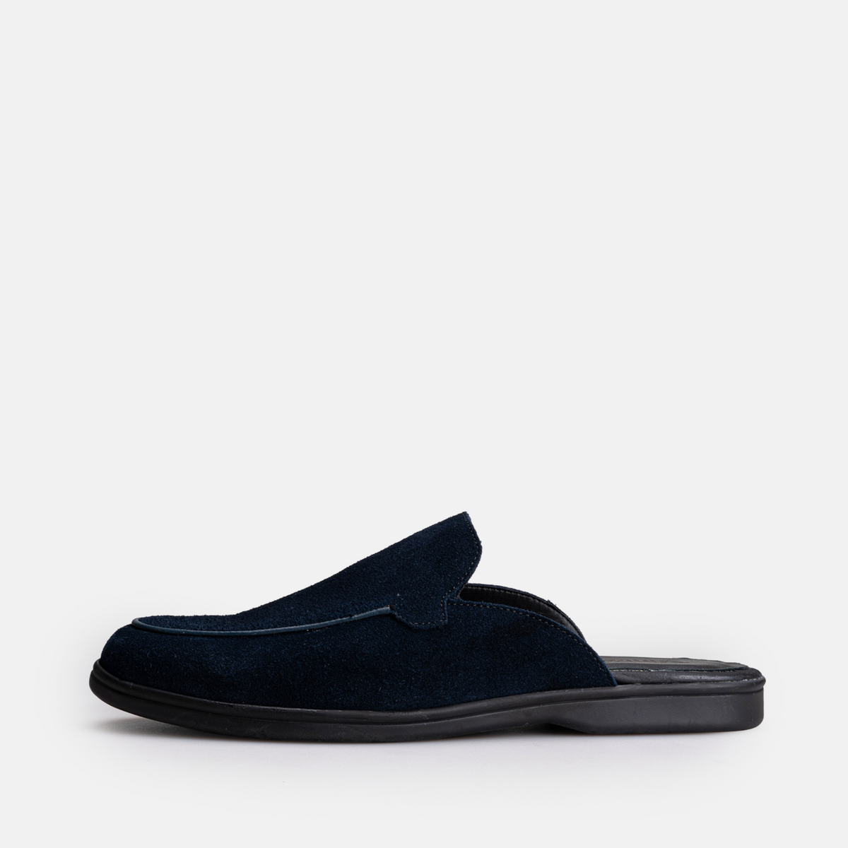 Volzak 5606 Mule en daim Bleu