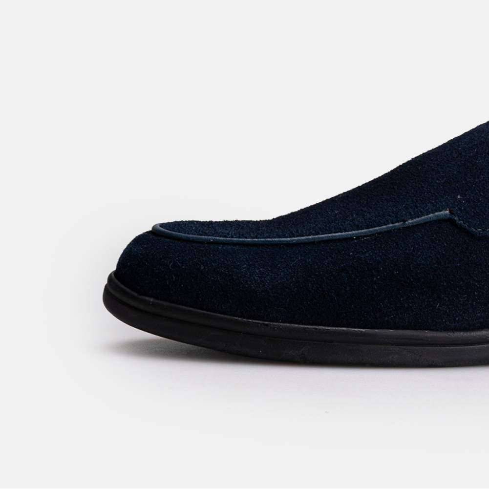 Volzak 5606 Mule en daim Bleu