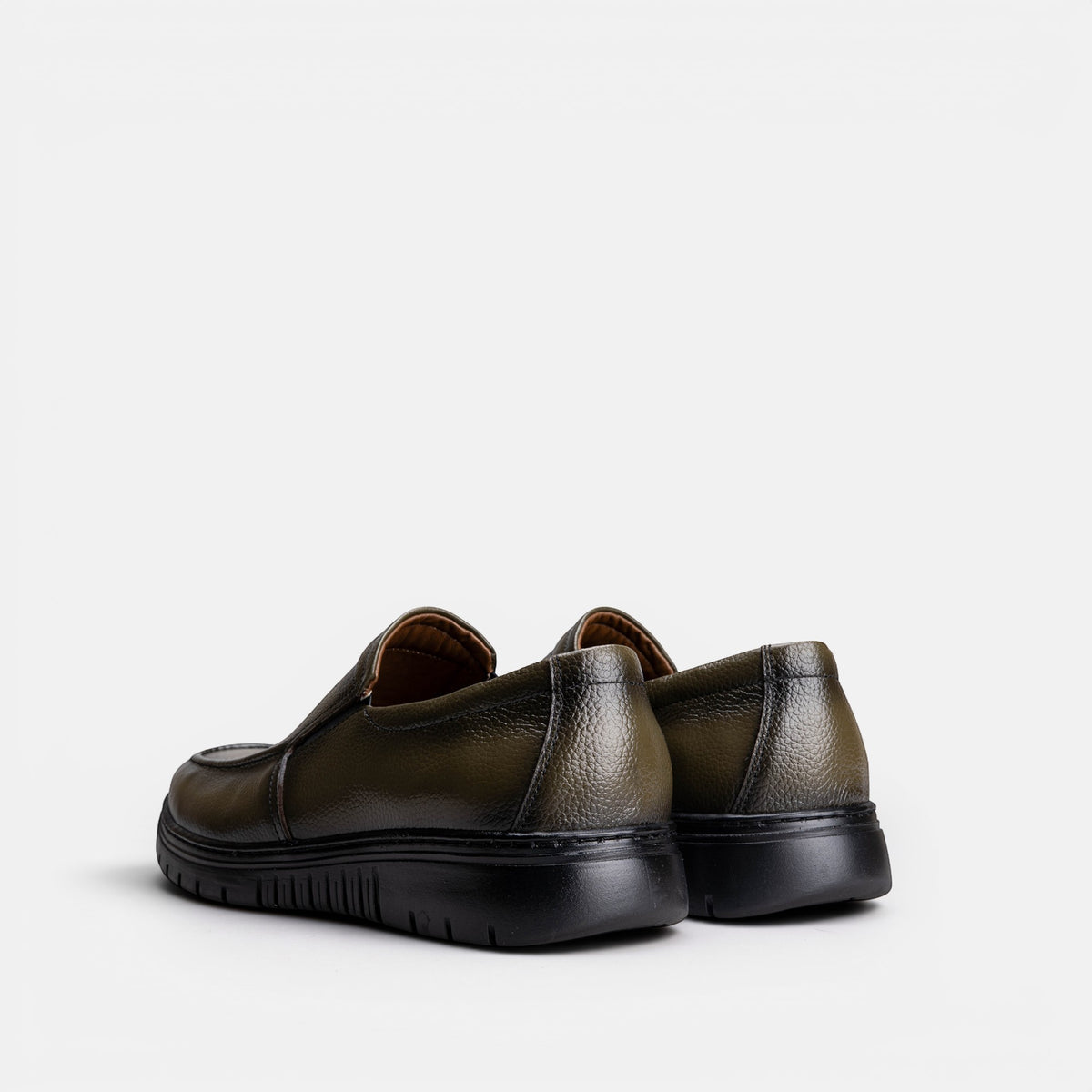 Volzak 5518 chaussure en cuir Vert Grainé