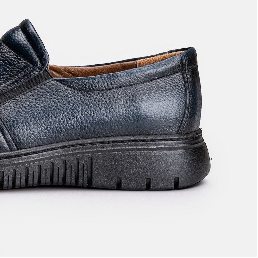 Volzak 5518 chaussure en cuir Bleu Grainé