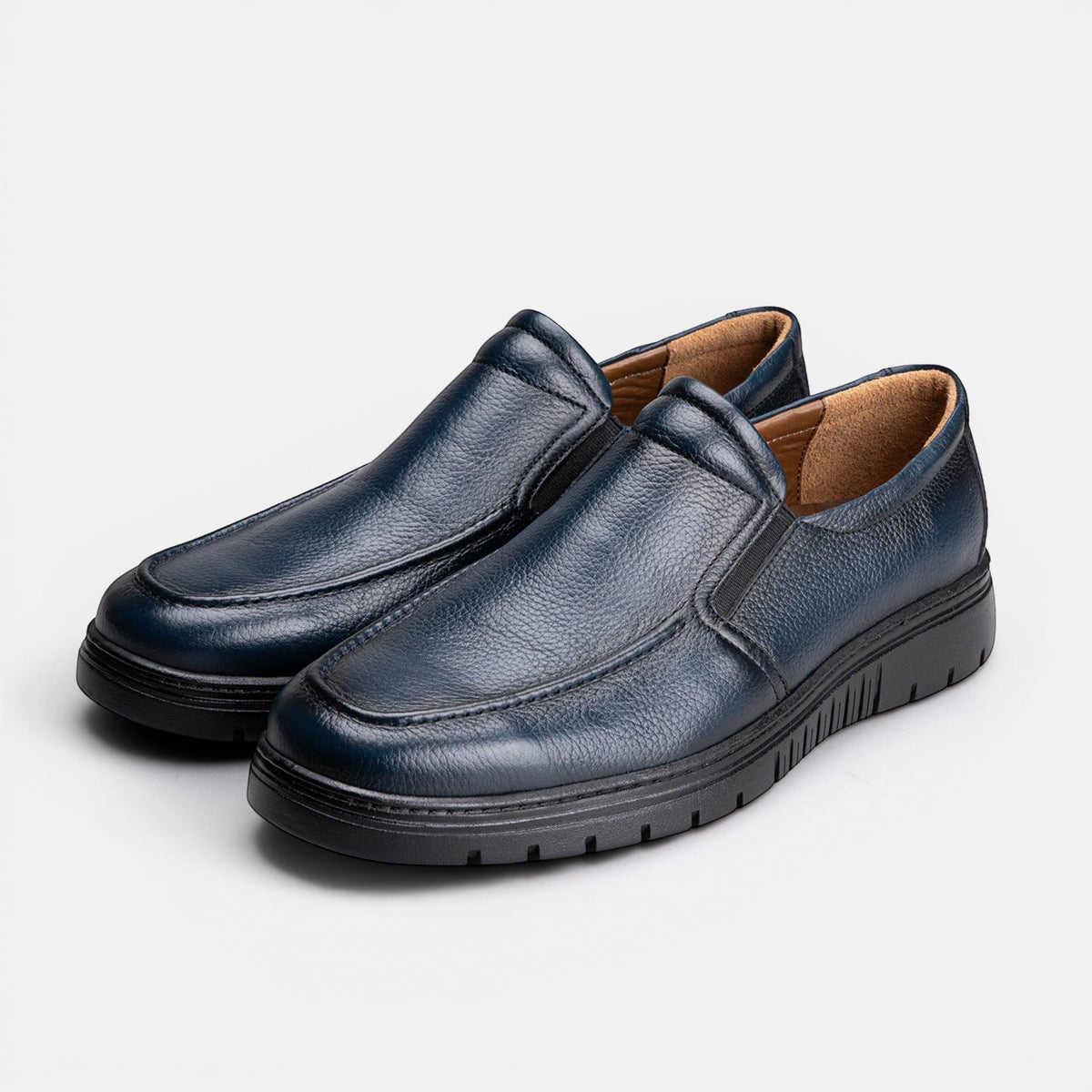 Volzak 5518 chaussure en cuir Bleu Grainé