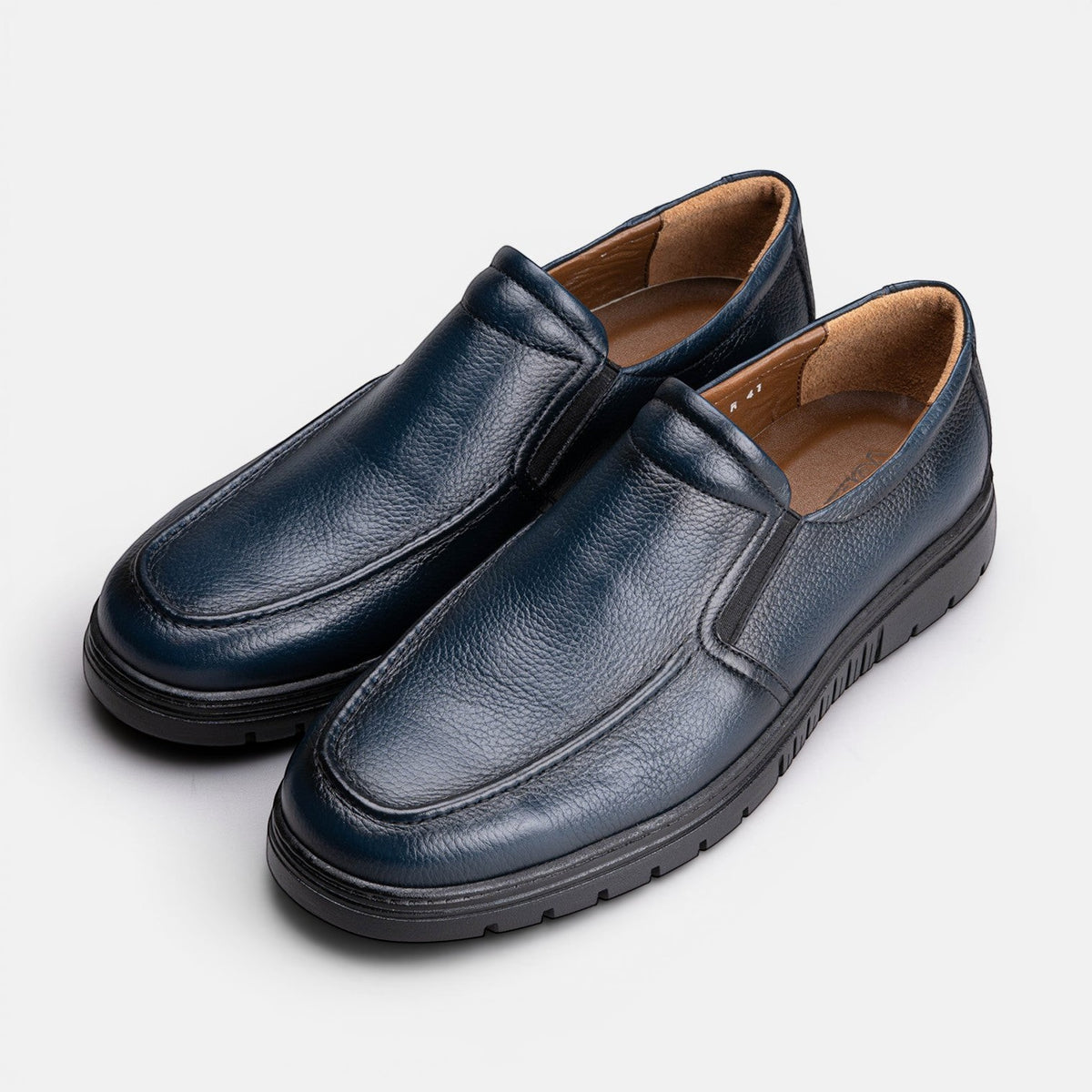 Volzak 5518 chaussure en cuir Bleu Grainé