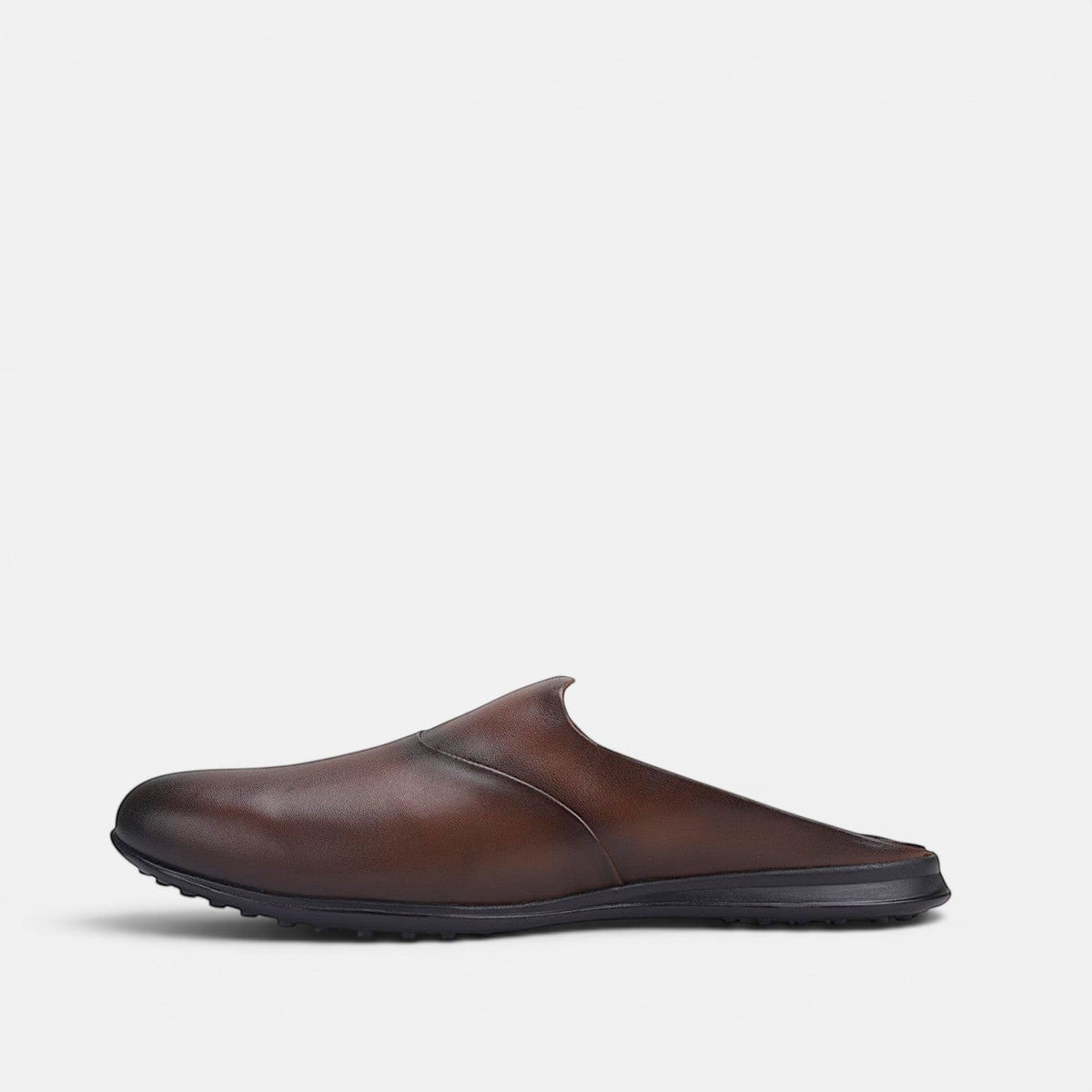 Volzak 5402 Mule en cuir Marron Vintage