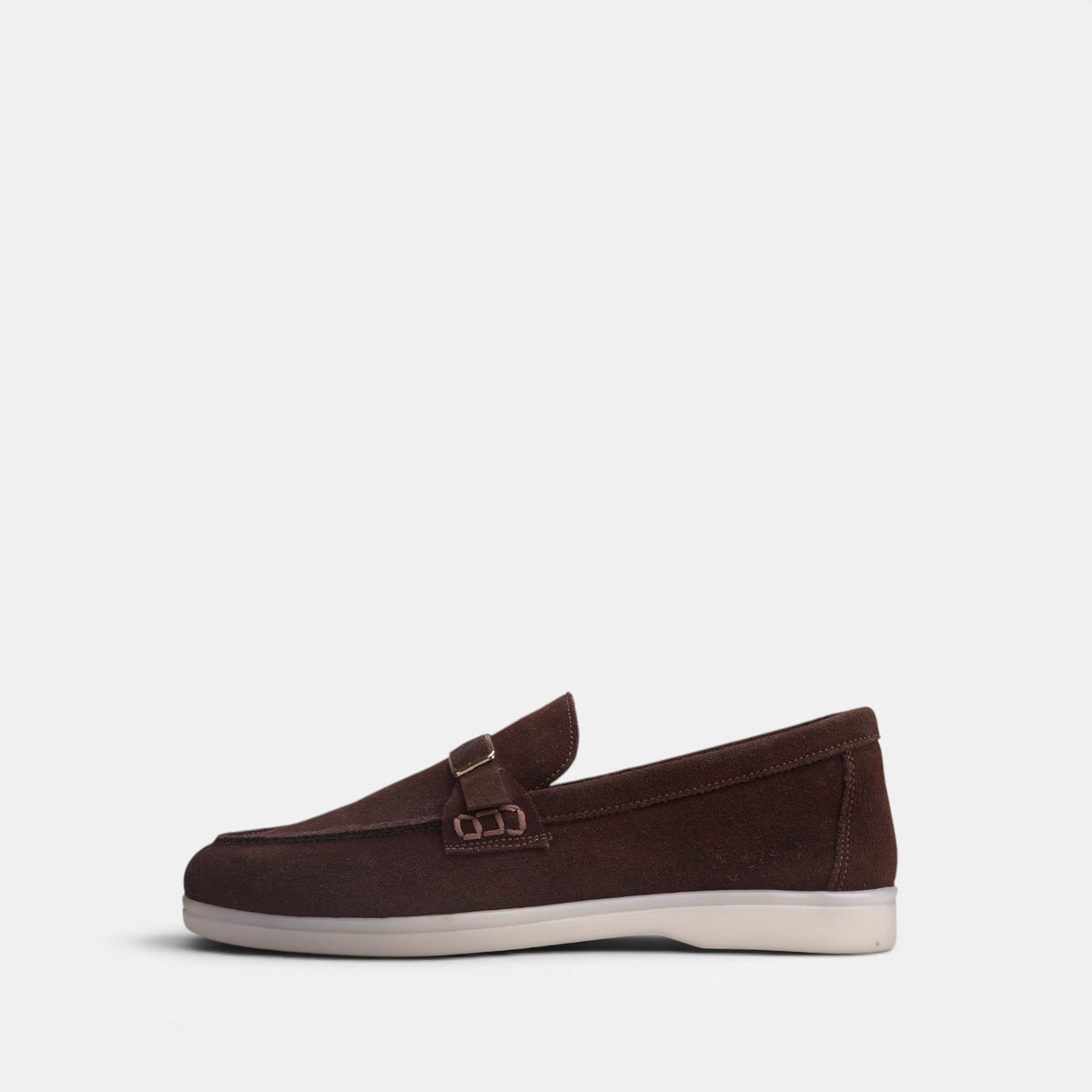 Volzak 676 Mocassin en daim Marron