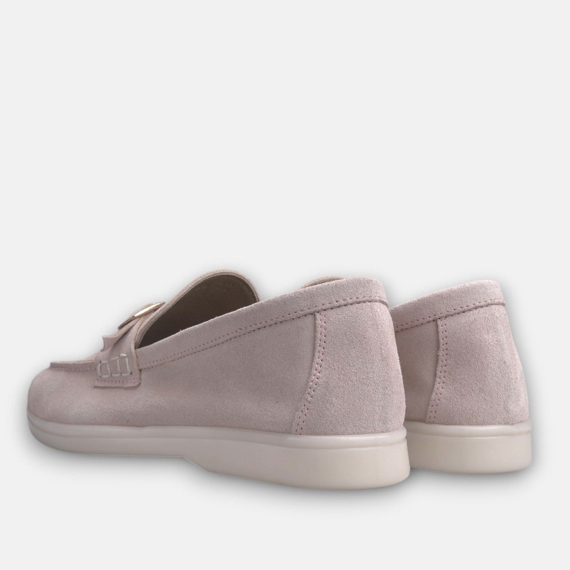Volzak 676 Mocassin en daim Rose