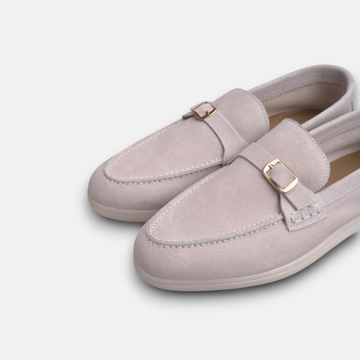 Volzak 676 Mocassin en daim Rose