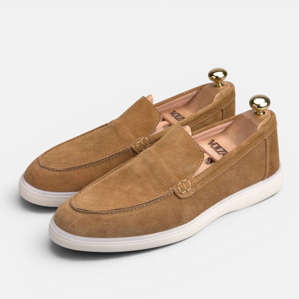 Volzak 713 Mocassin en daim Camel