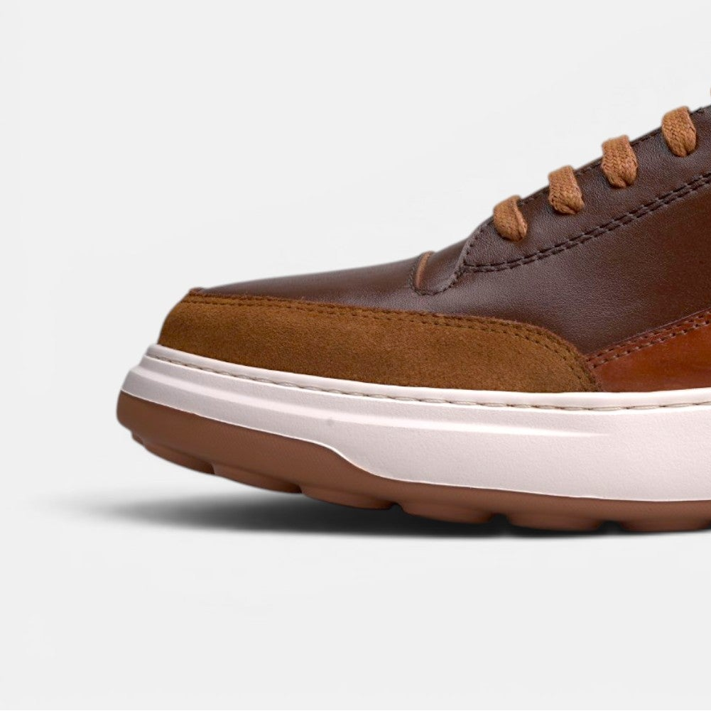 Volzak 6056 basket en cuir Camel