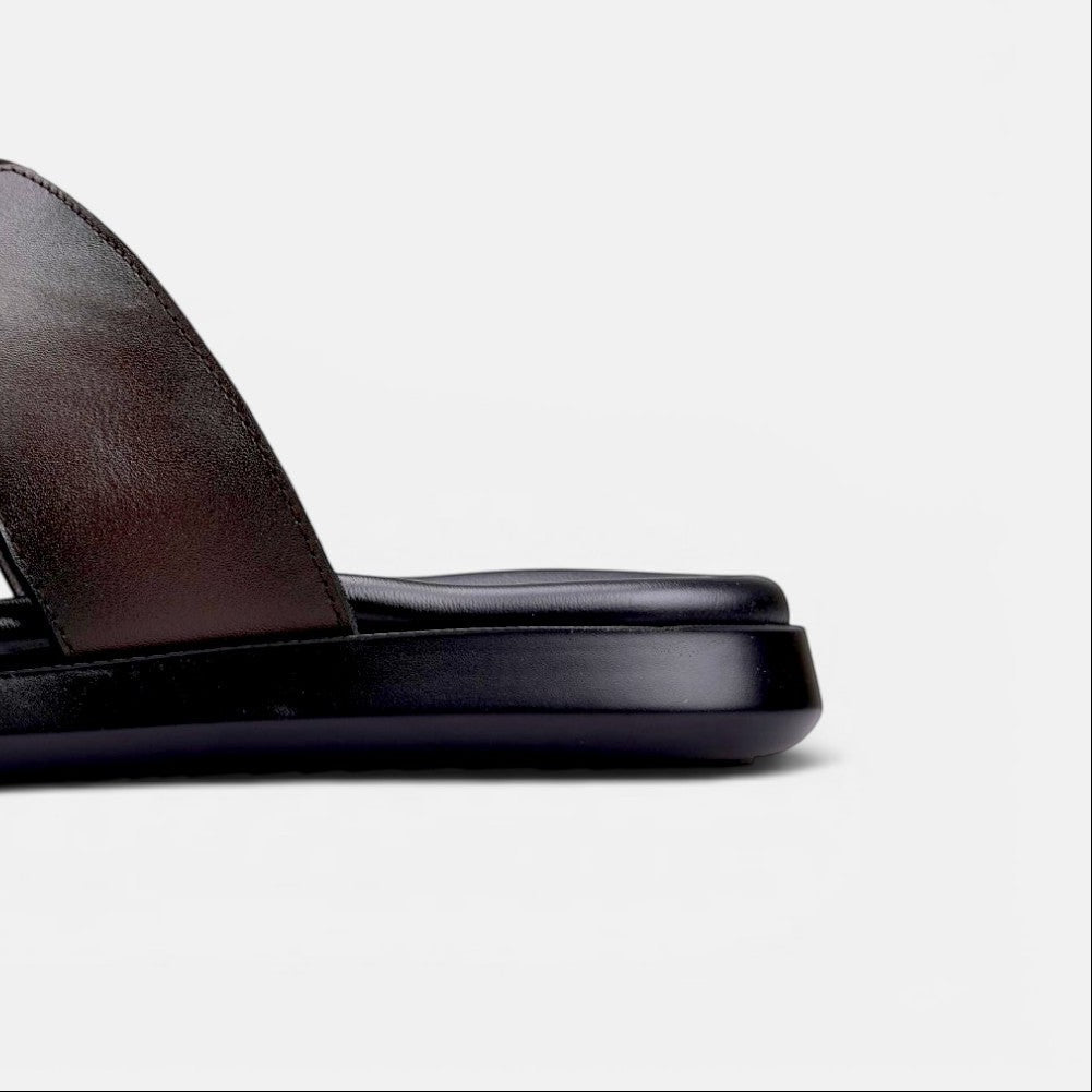 Volzak 5427 Sandale en cuir Marron