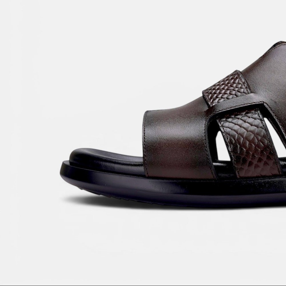 Volzak 5427 Sandale en cuir Marron