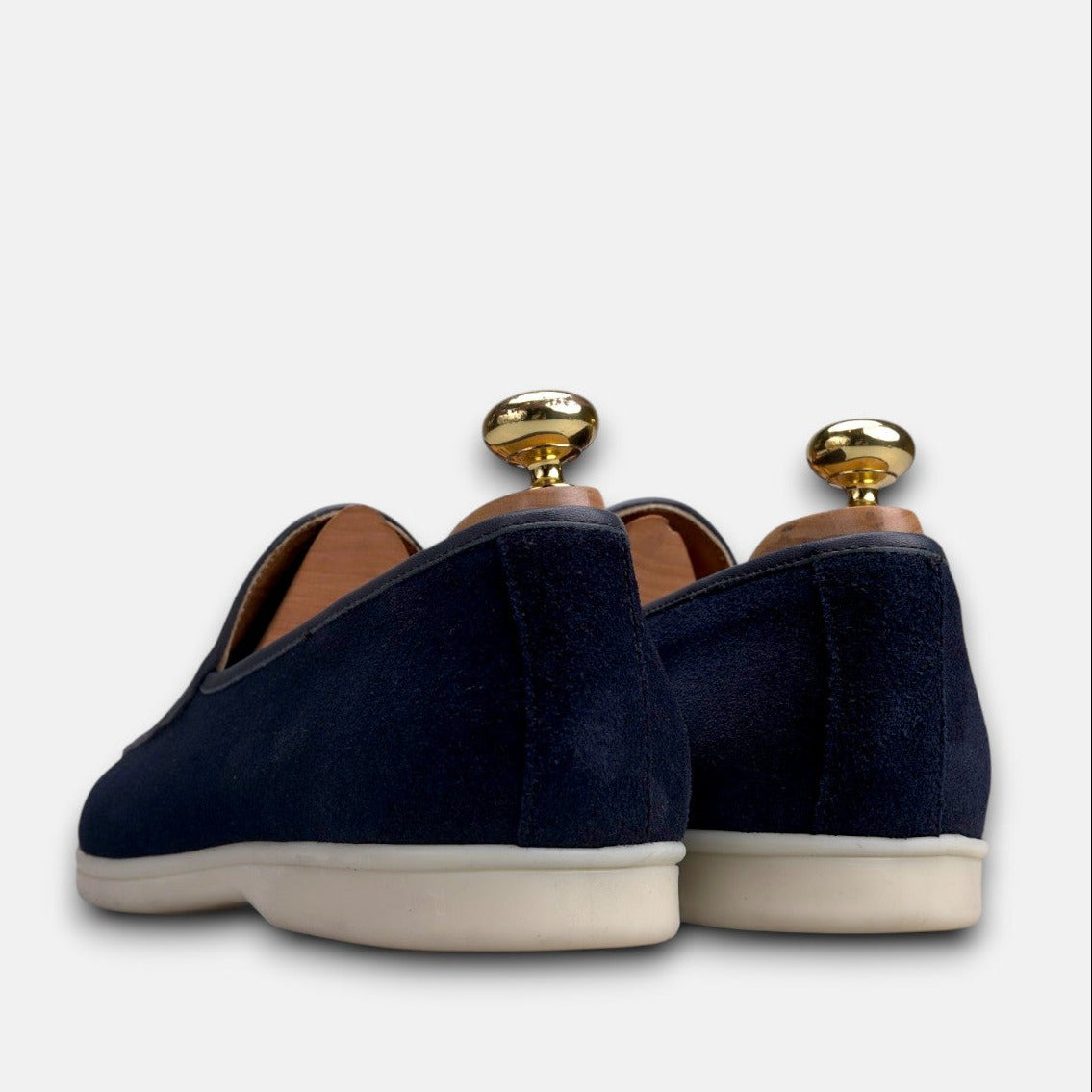 Volzak 5607 Mocassin en daim Bleu