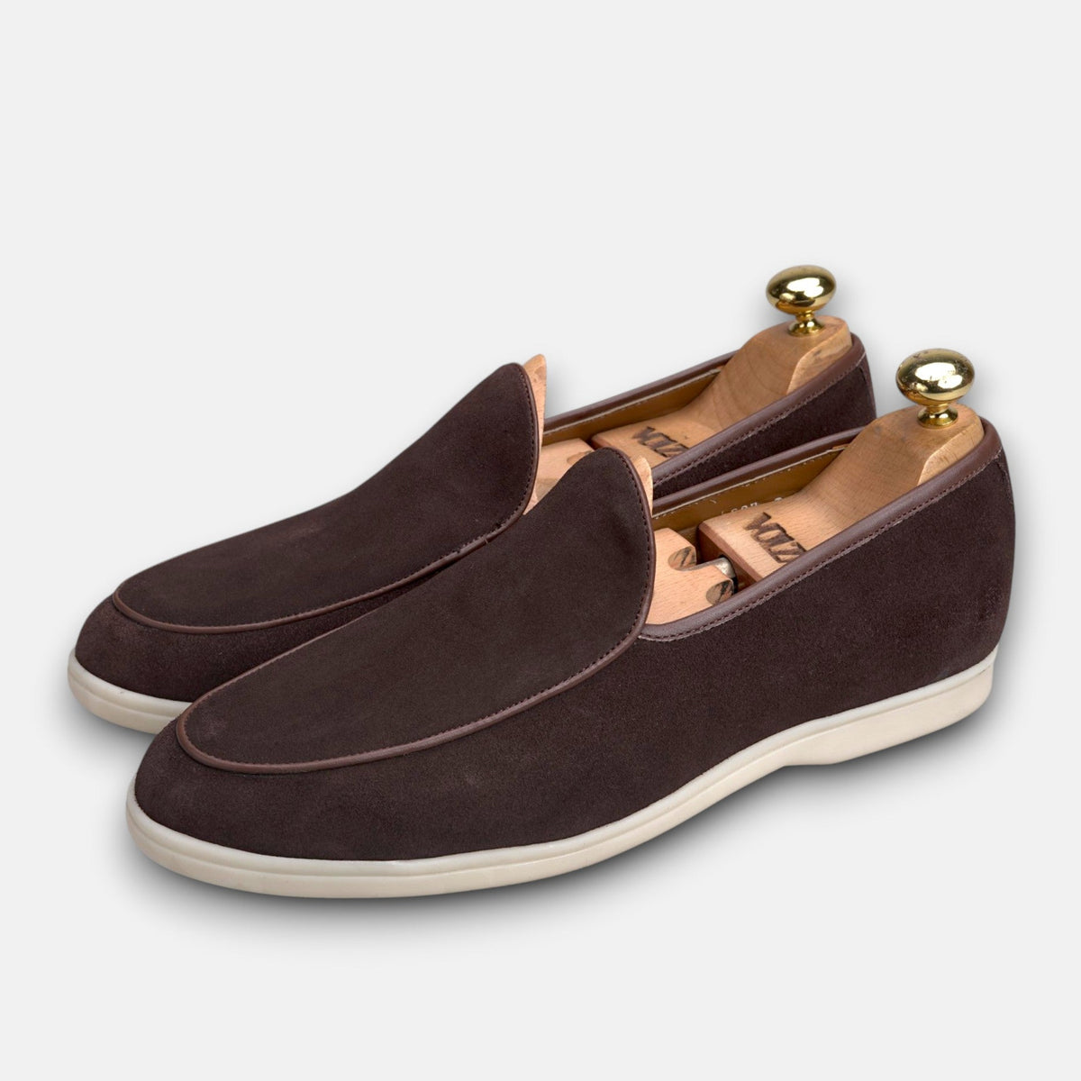 Volzak 5607 Mocassin en daim Marron