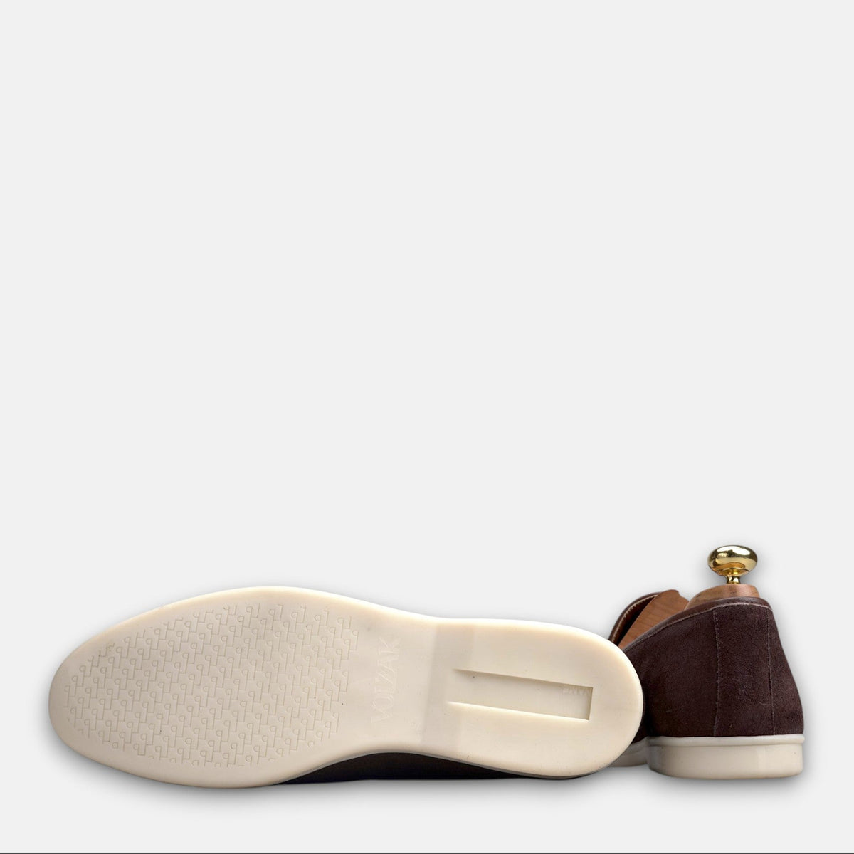 Volzak 5607 Mocassin en daim Marron