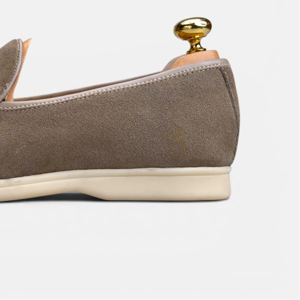 Volzak 5607 Mocassin en daim Beige