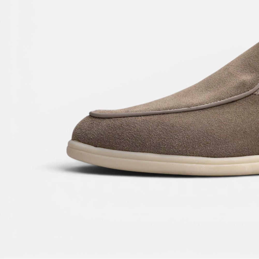 Volzak 5607 Mocassin en daim Beige