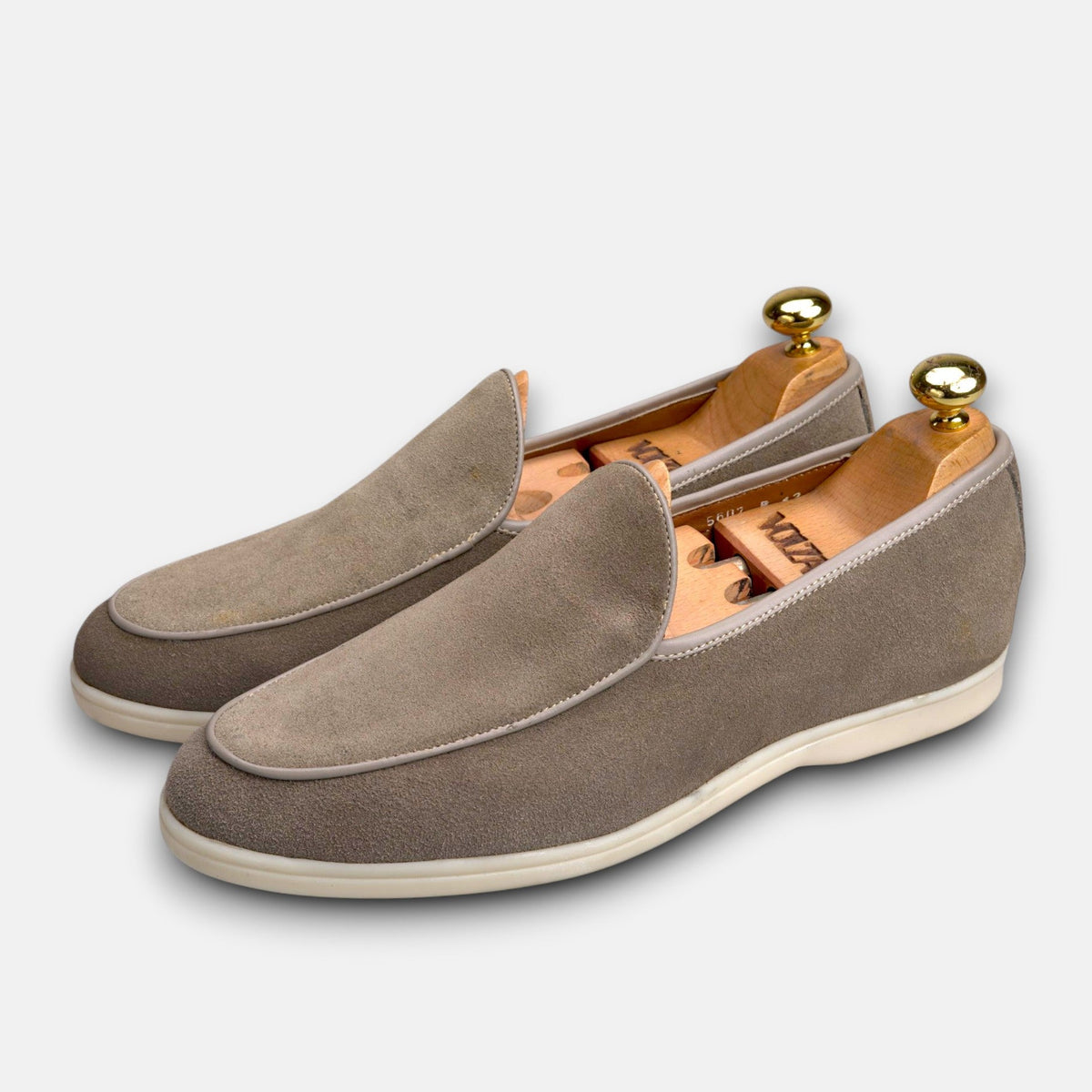 Volzak 5607 Mocassin en daim Beige