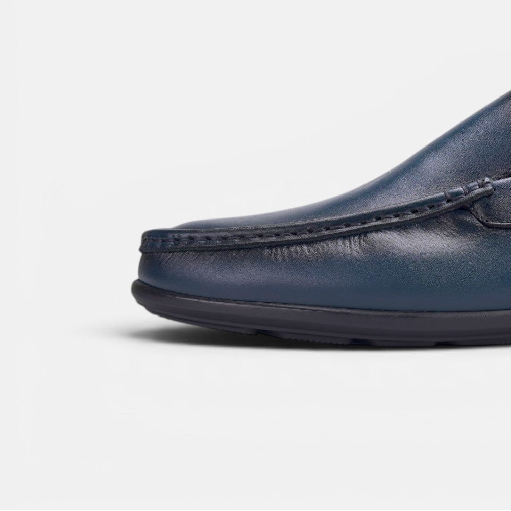 Volzak 5608 Mocassin en cuir Bleu