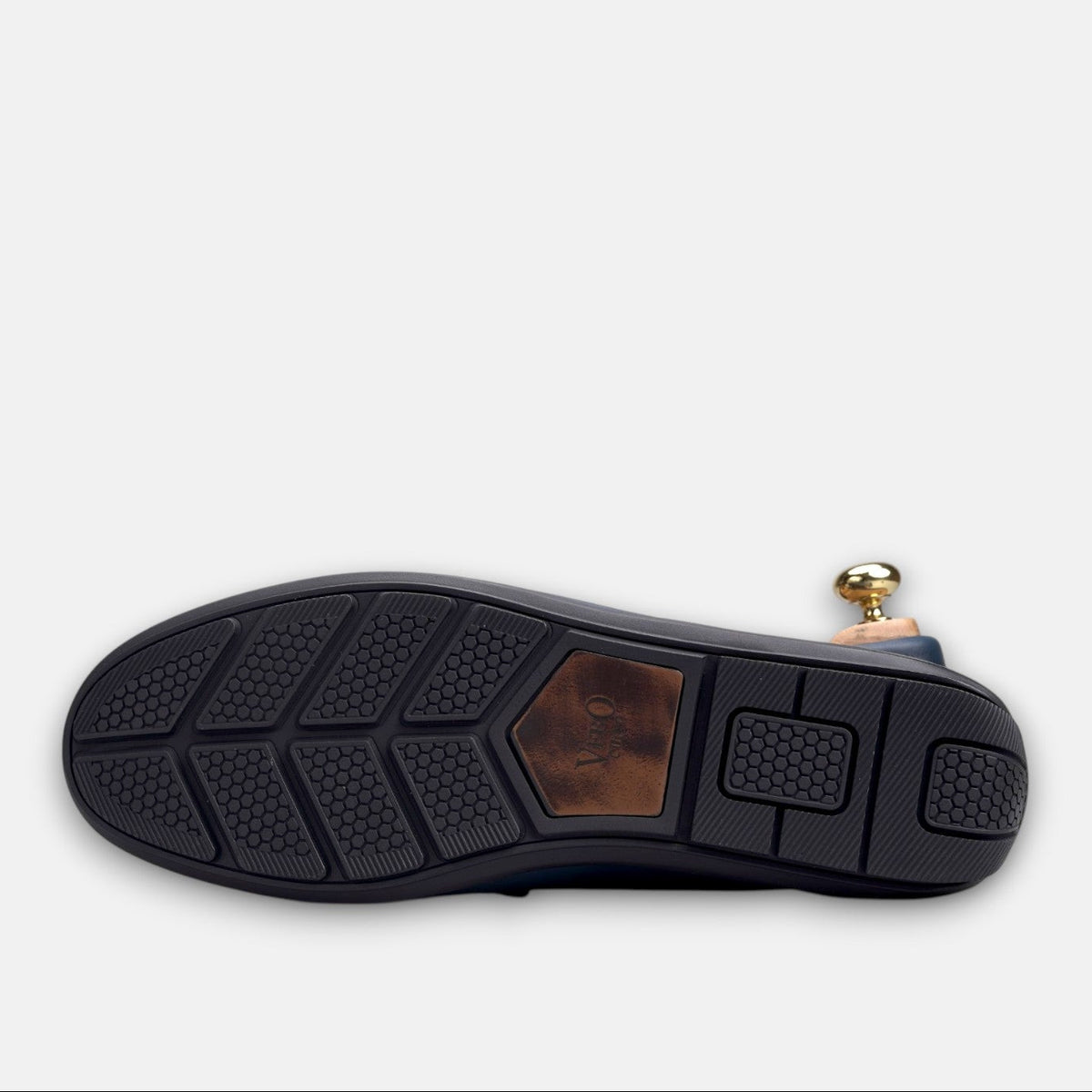 Volzak 5608 Mocassin en cuir Bleu