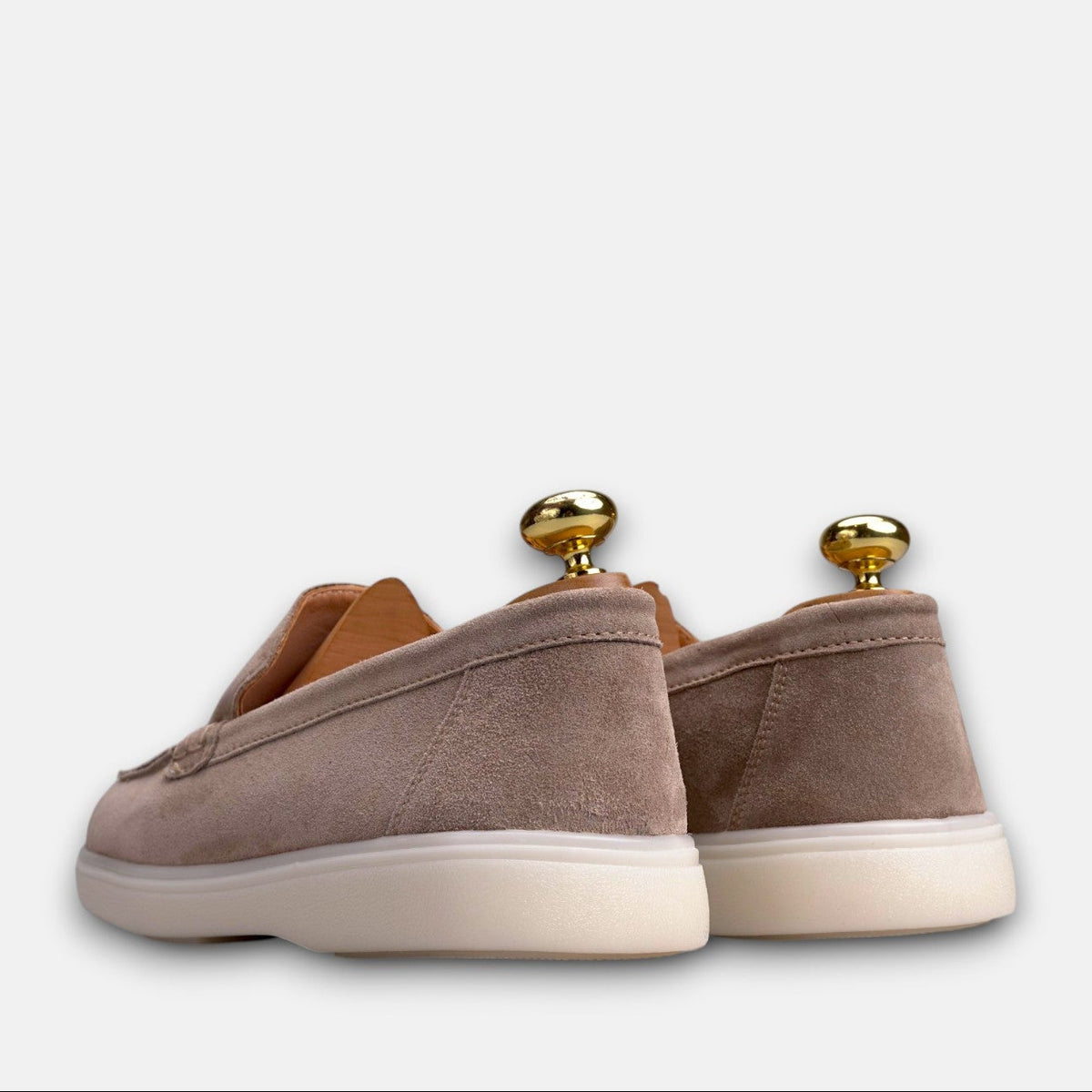Volzak 713 Mocassin en daim Beige