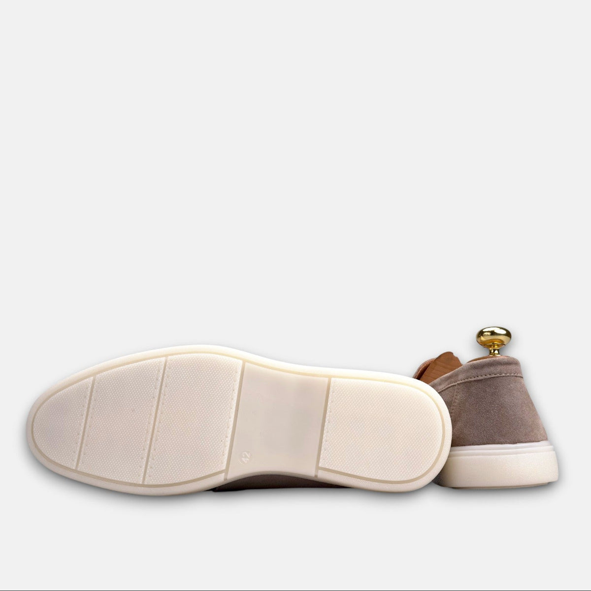 Volzak 713 Mocassin en daim Beige