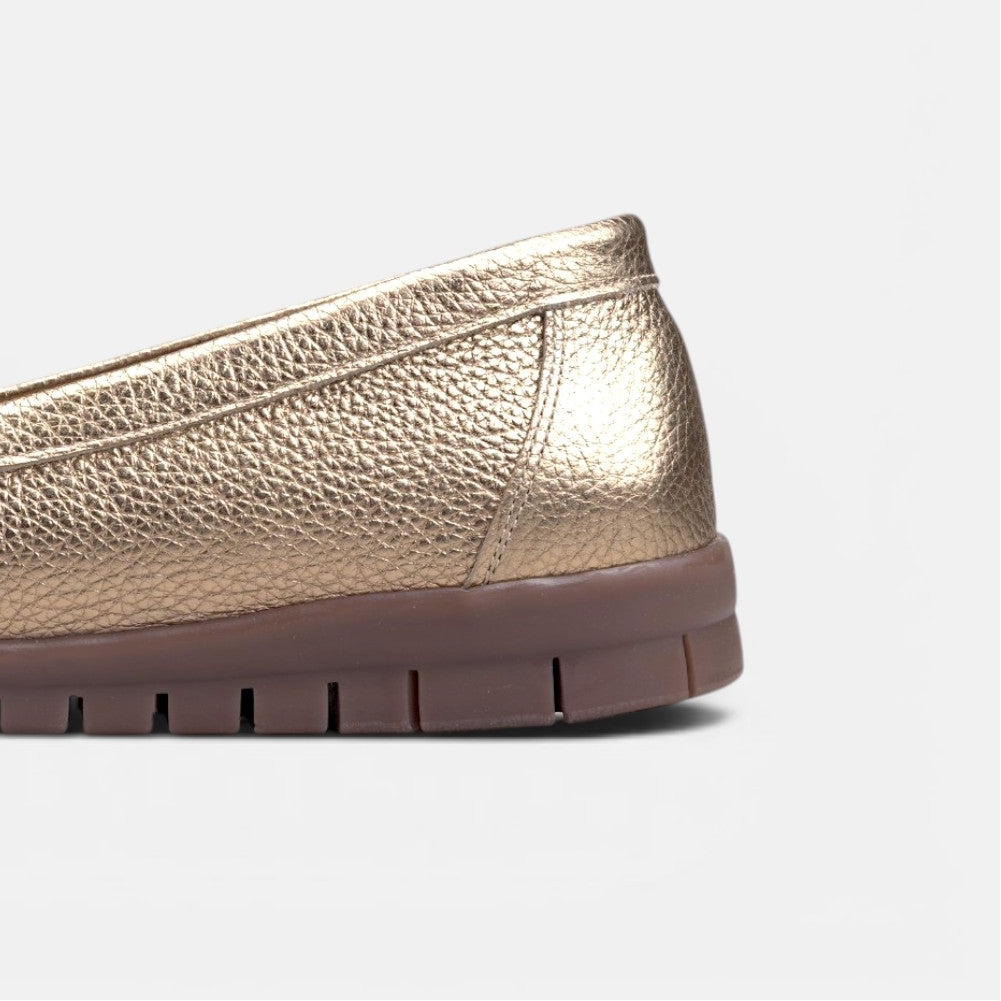 Volzak 897 Mocassin en cuir Doré