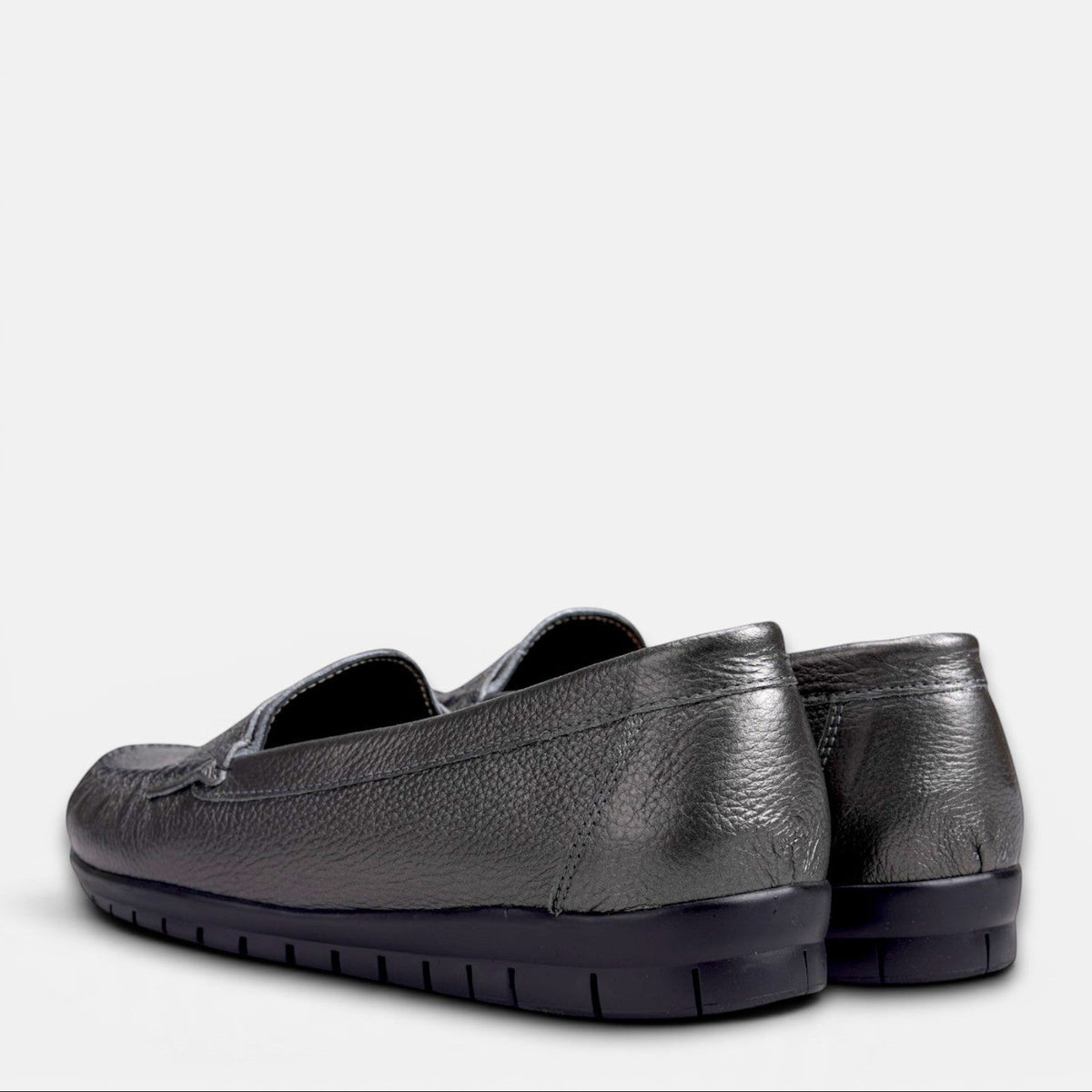 Volzak 897 Mocassin en cuir Nickel