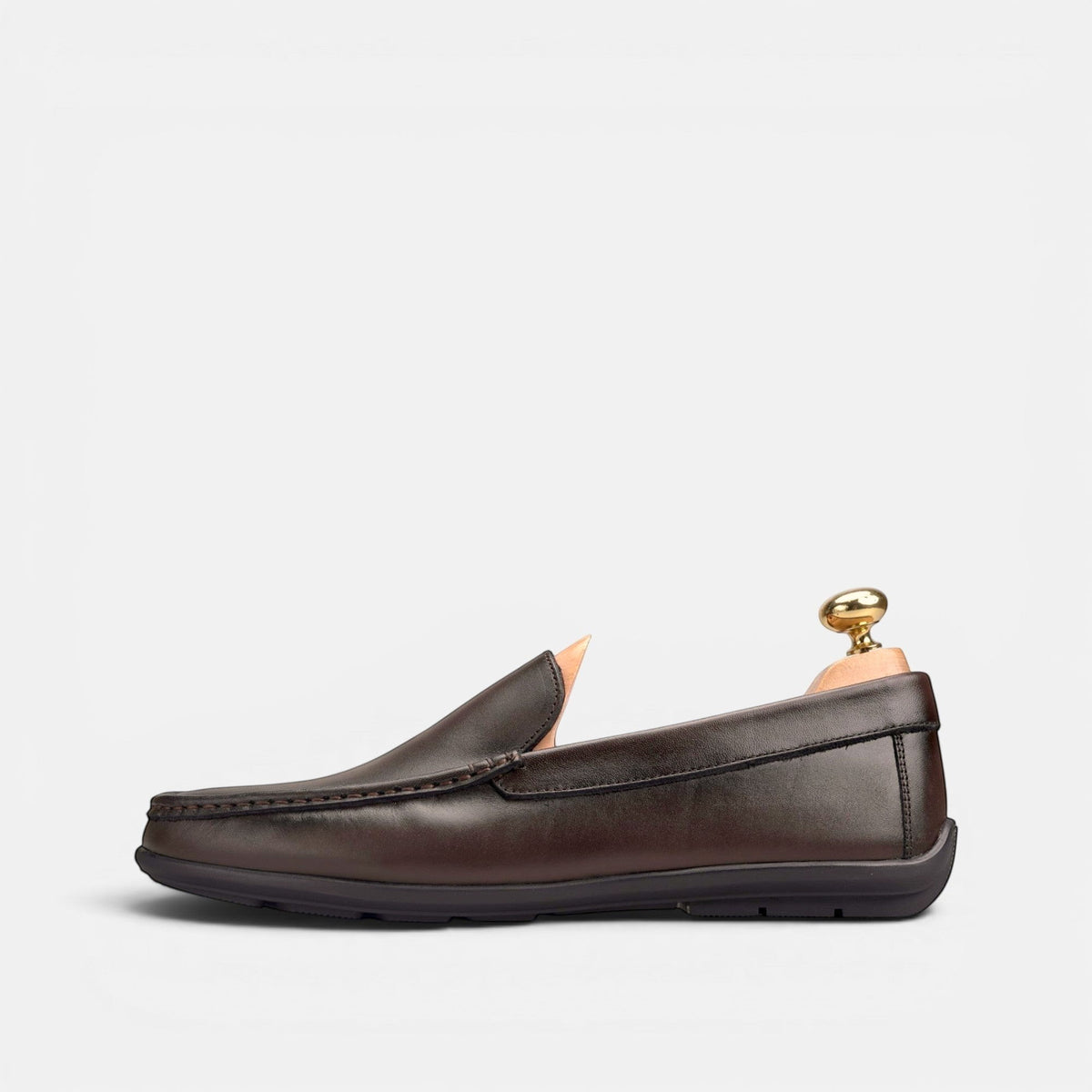 Volzak 5608 Mocassin en cuir Marron