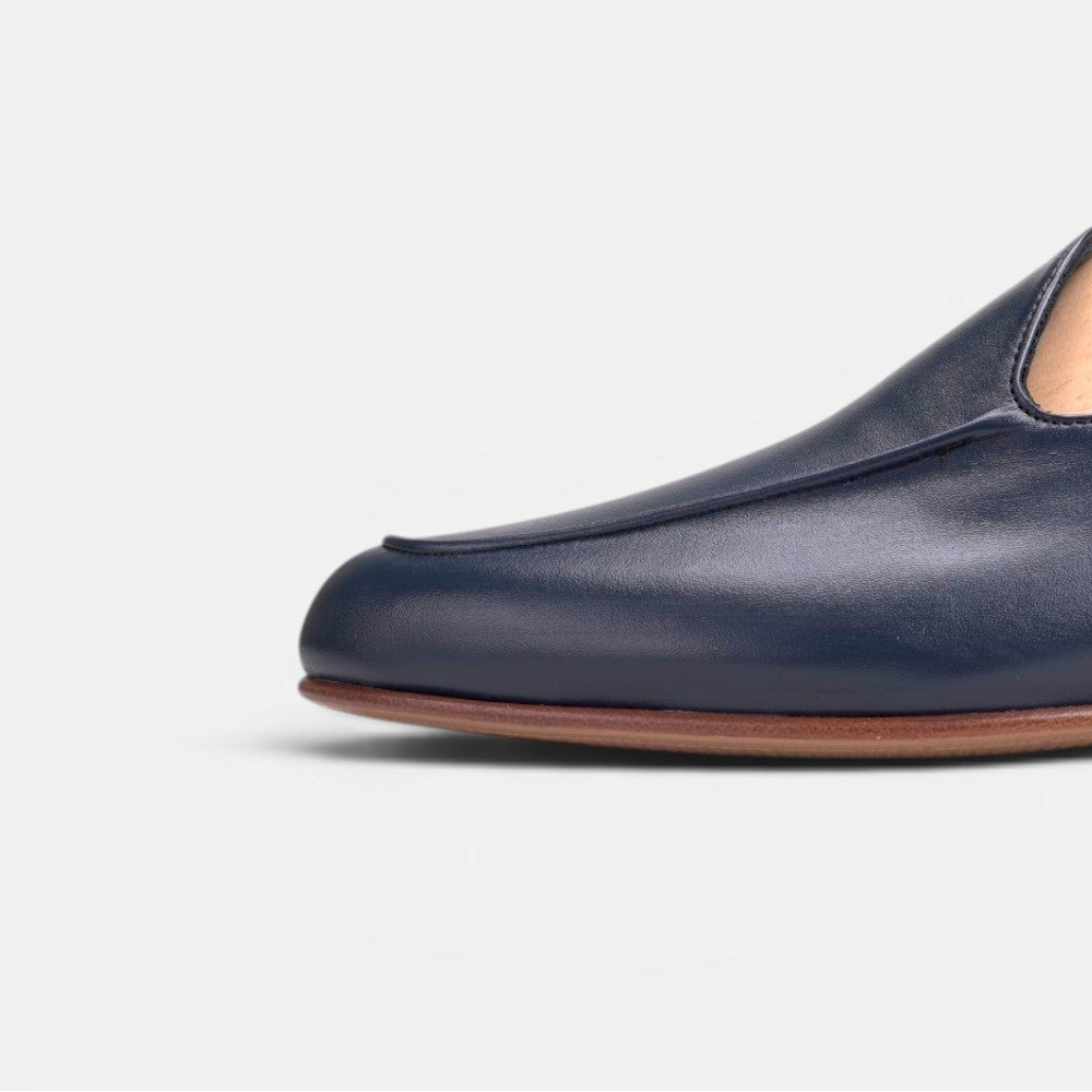 Volzak 5609 mocassin en cuir Bleu