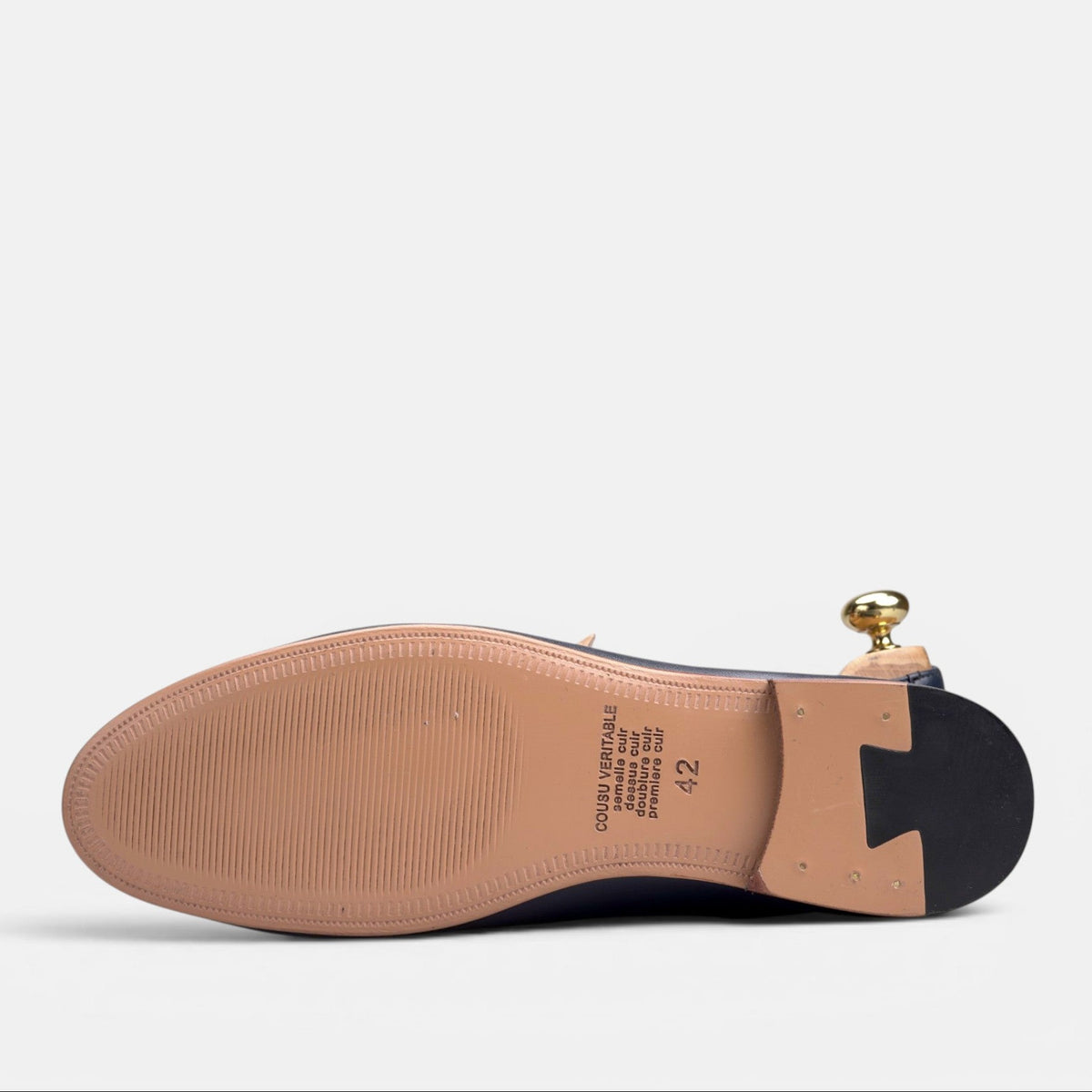 Volzak 5609 mocassin en cuir Bleu
