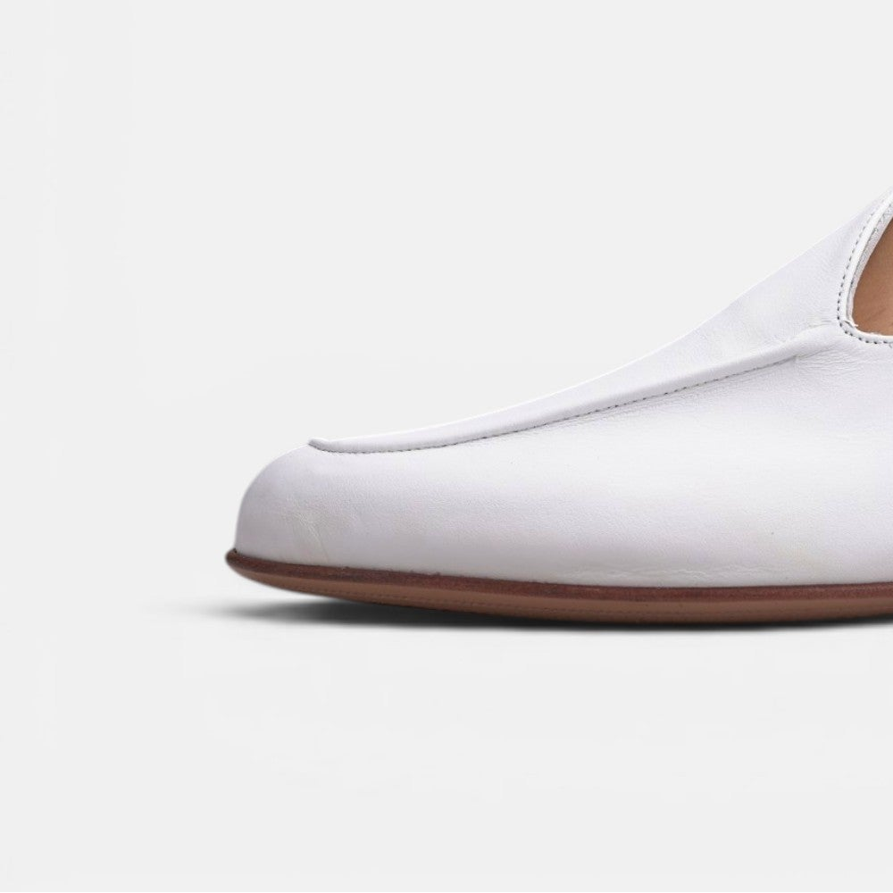 Volzak 5609 mocassin en cuir Blanc
