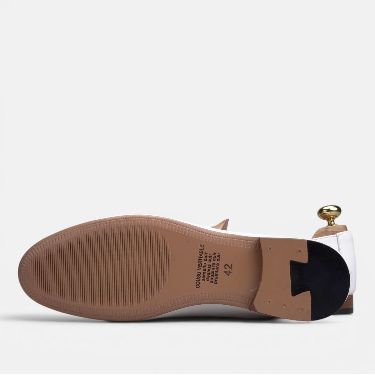Volzak 5609 mocassin en cuir Blanc