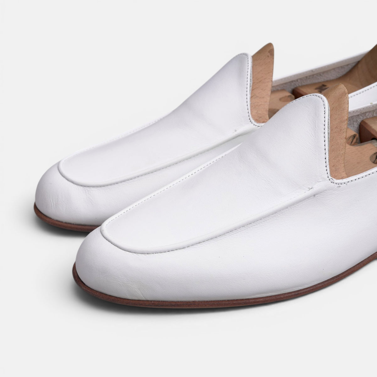 Volzak 5609 mocassin en cuir Blanc