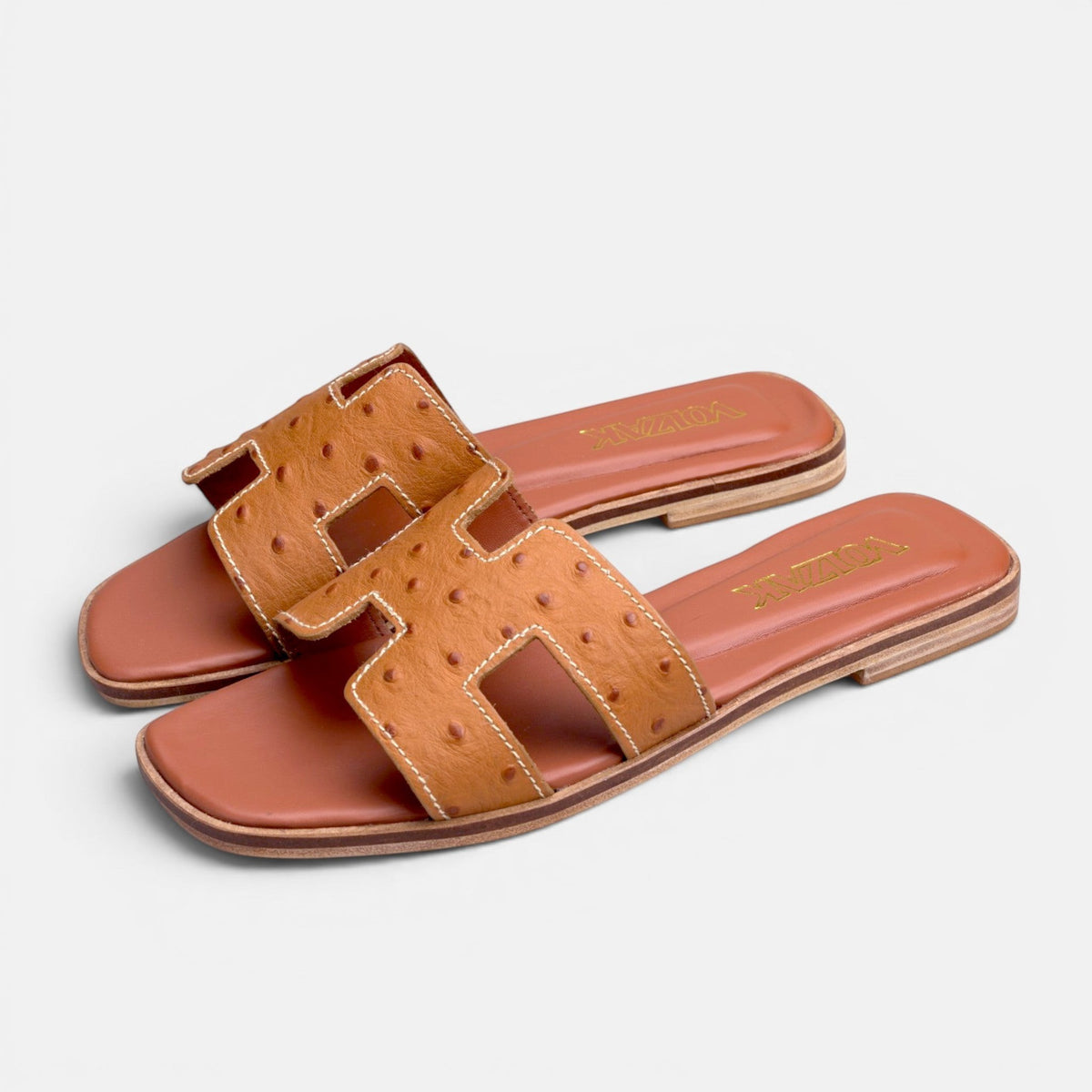 Volzak 900 Sandale en cuir Camel classique (Édition Limitée)