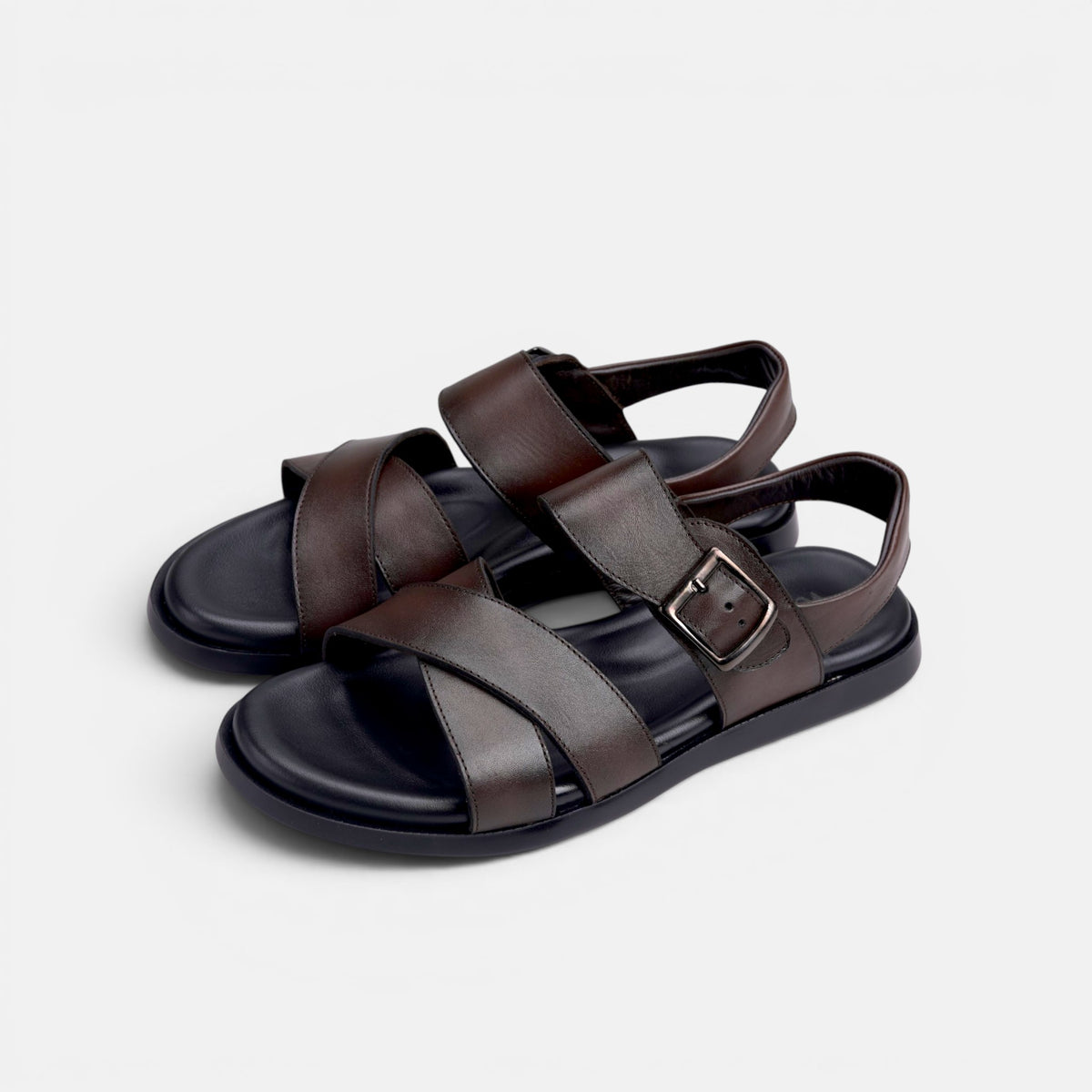 Volzak 5415 Sandale en cuir Marron
