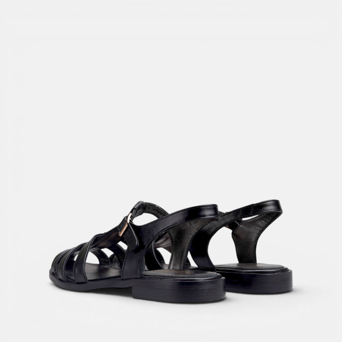 Volzak 982 Sandale en cuir Noir
